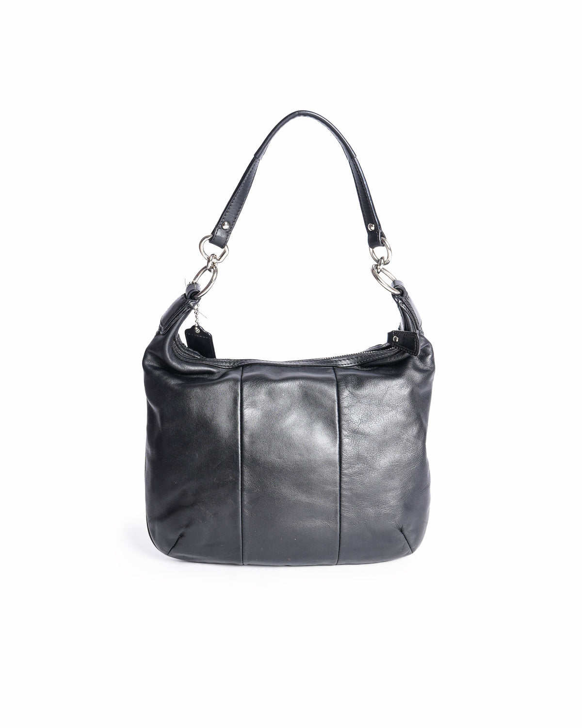 Coach Kristine Woven Leather Shoulder Bag