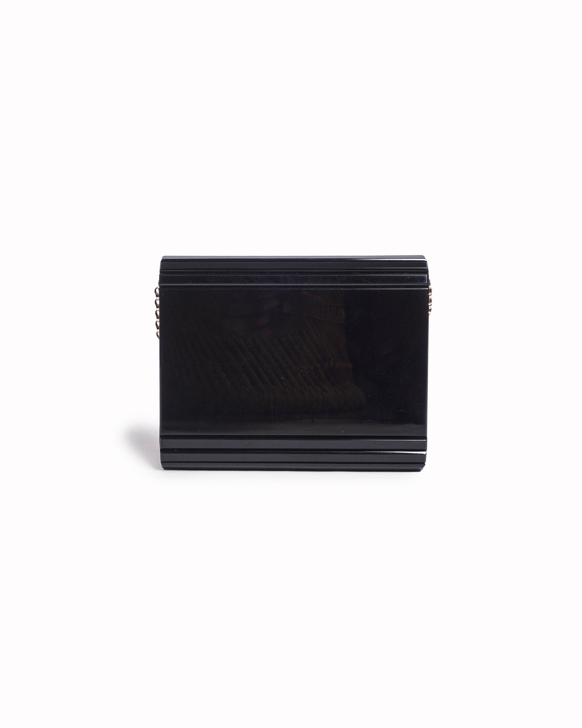 Jimmy Choo Candy Black Acrylic Clutch