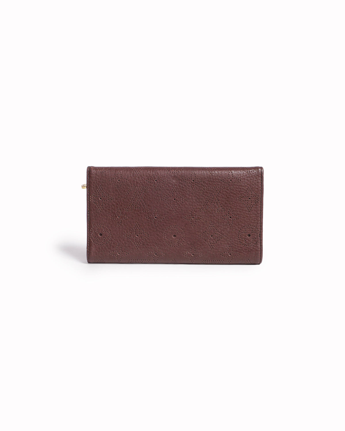 Louis Vuitton Brown Mahina Leather Portefeuille Amelia Long Wallet