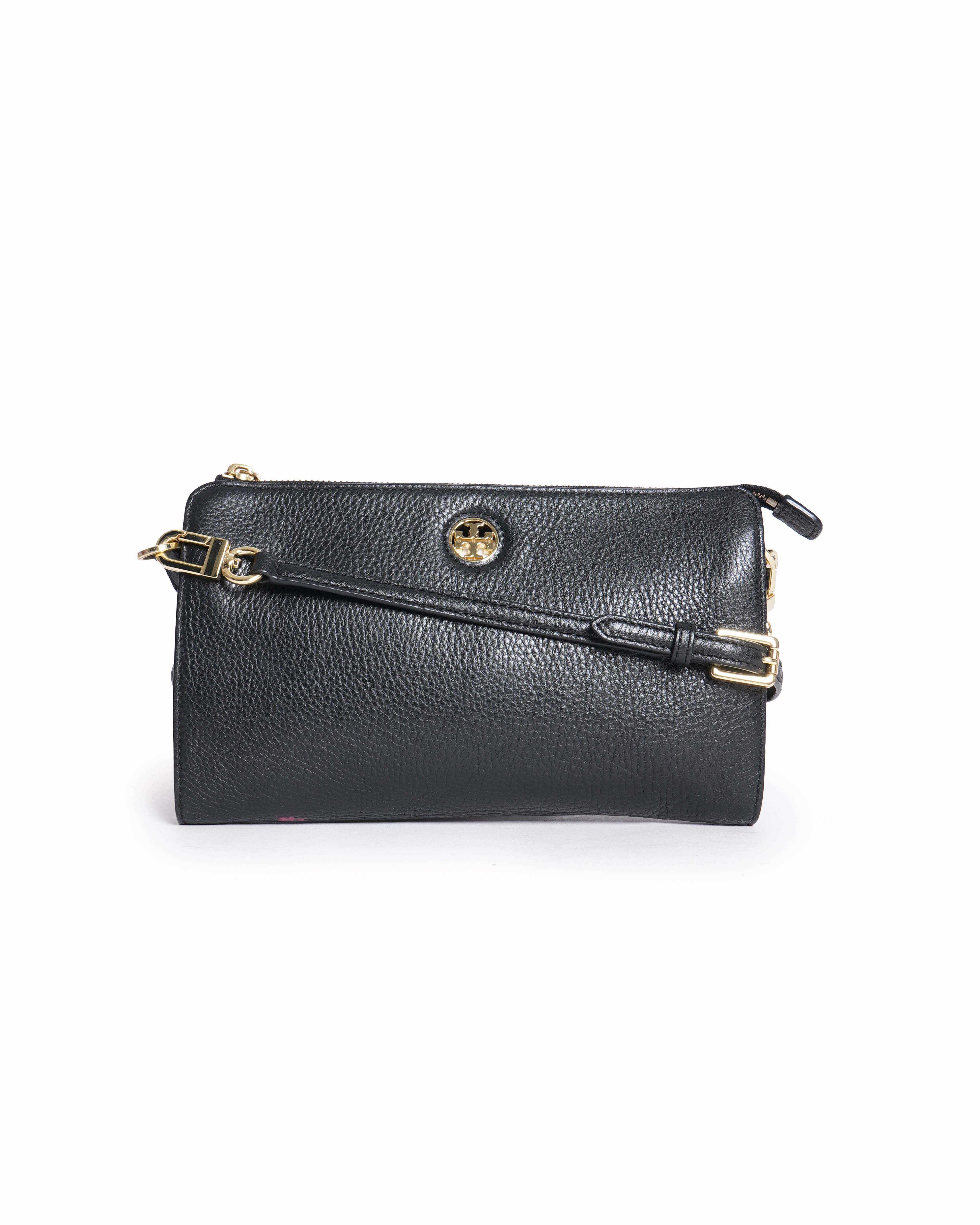 Tory Burch Pebbled Leather Crossbody Bag