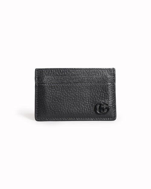 Gucci GG leather Card holder in black