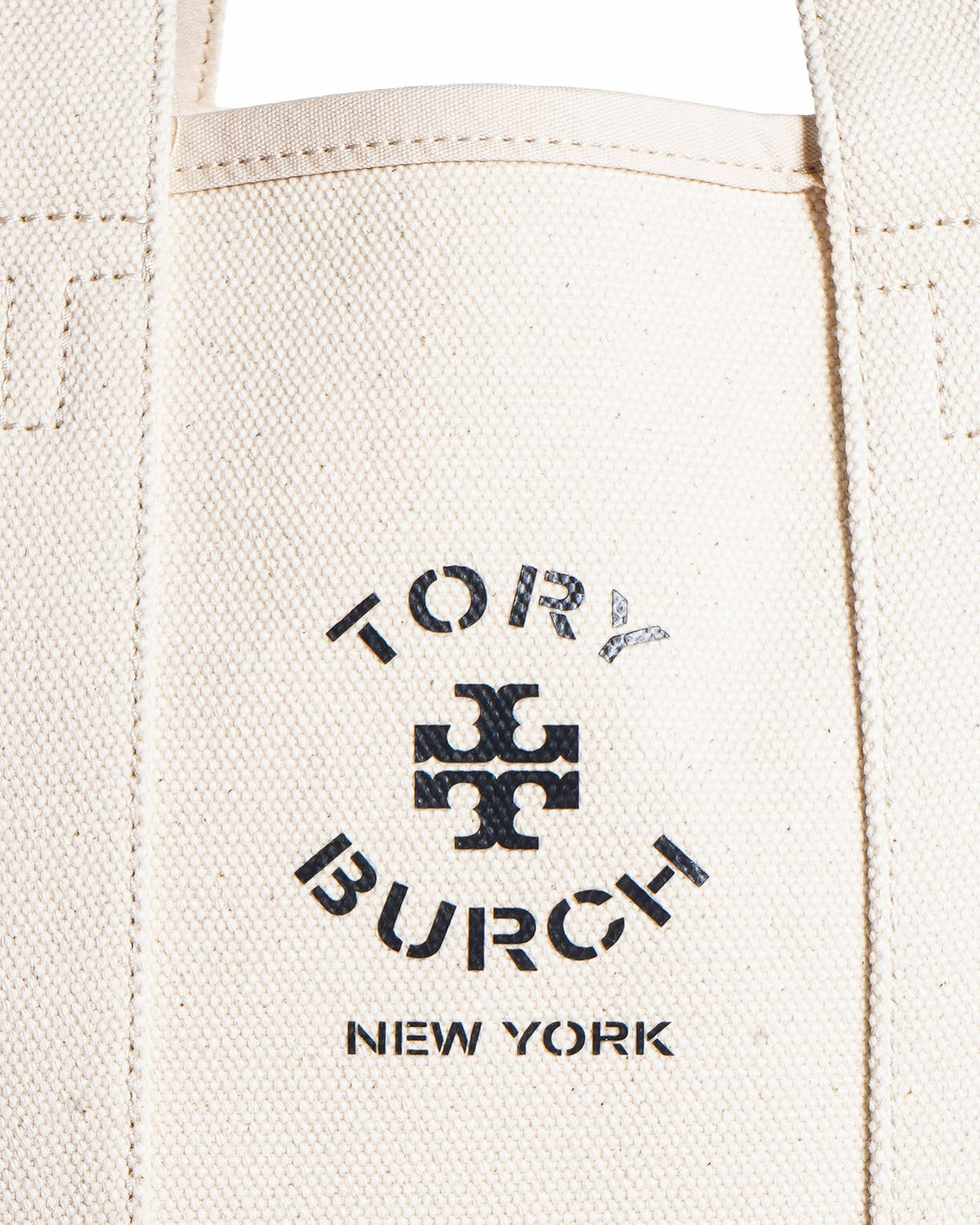 Tory burch mercer canvas logo tote bag