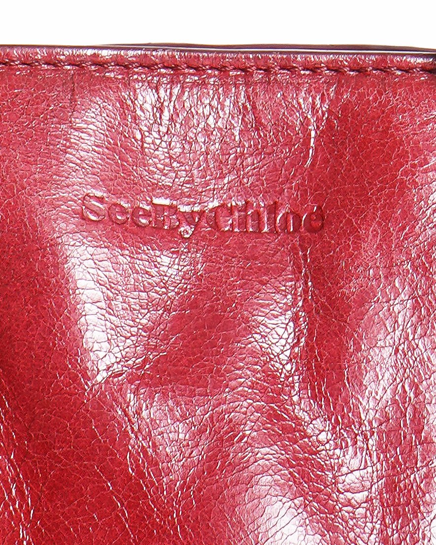 See by Chloé Leather handbag in Red