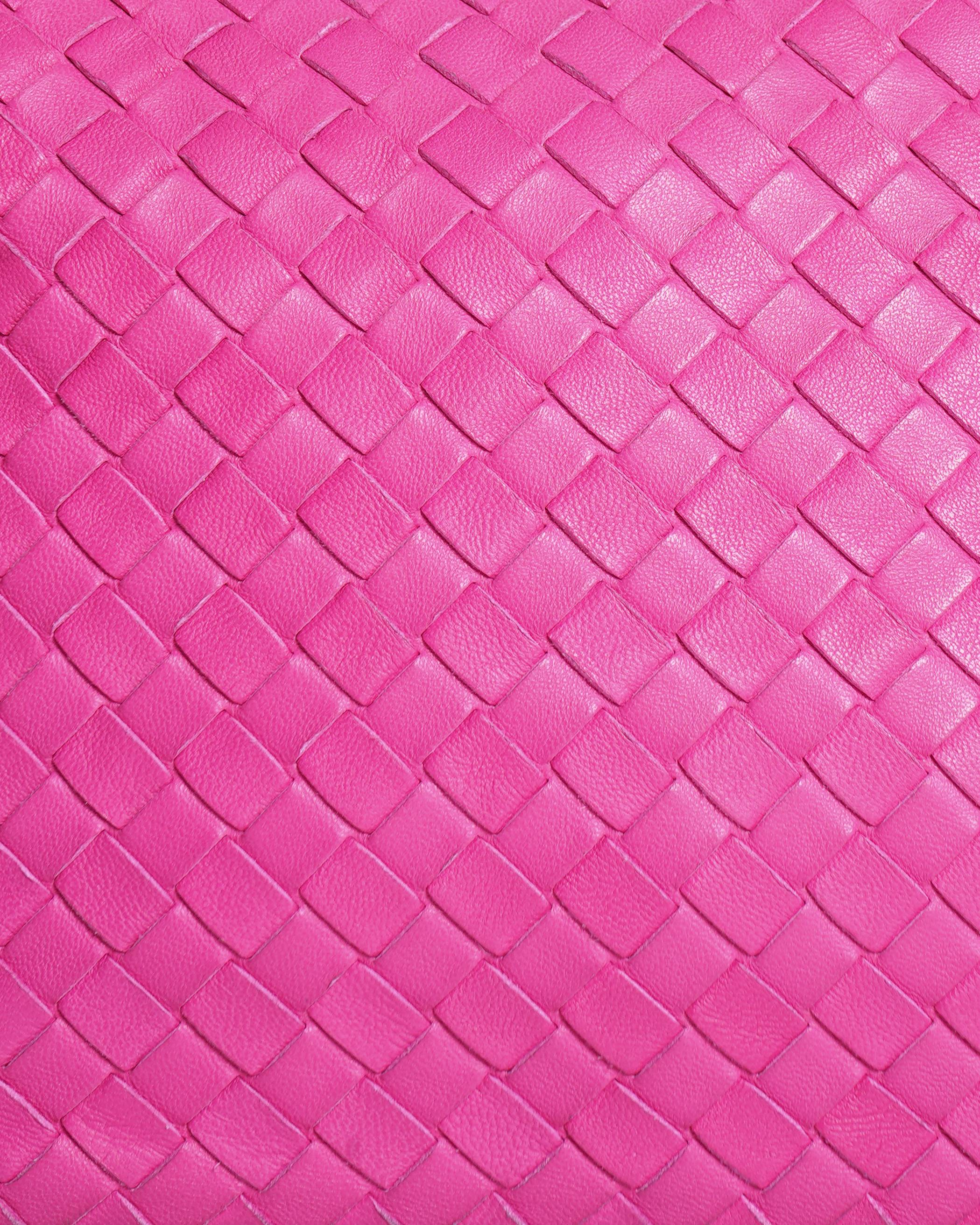 New Bottega veneta pink intrecciato shoulder bag