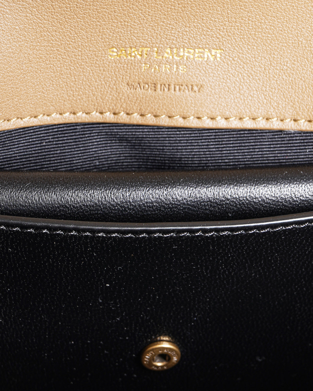 Saint Laurent Natural Beige Loulou Small Shoulder Bag
