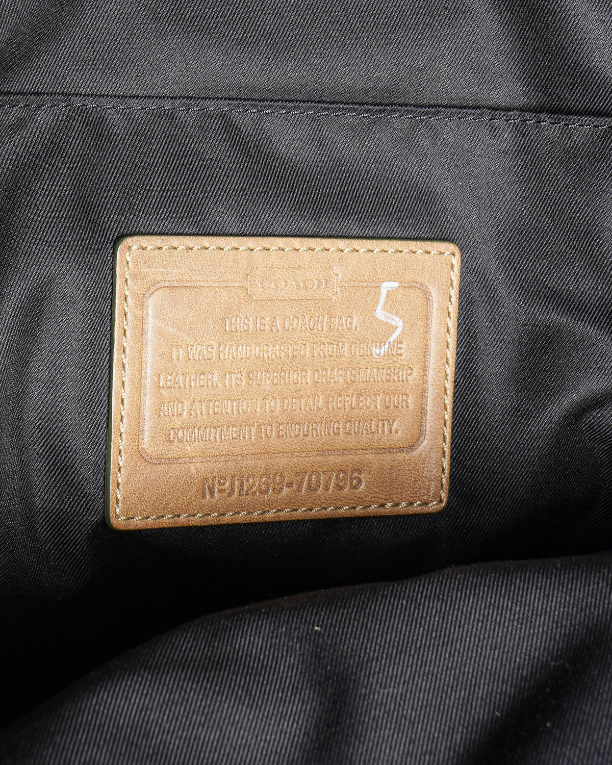 Coach Tri-Colour Leather and Suede Thompson Sling Backpack