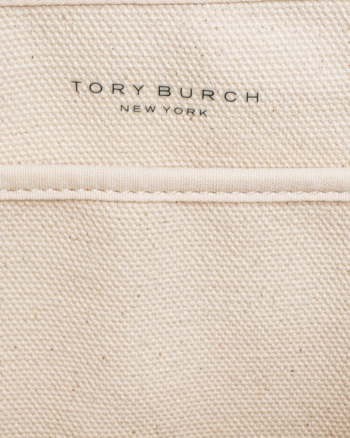 Tory burch mercer canvas logo tote bag