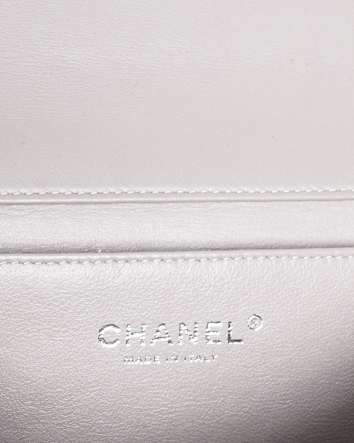 Chanel yellow patent wallet on chain