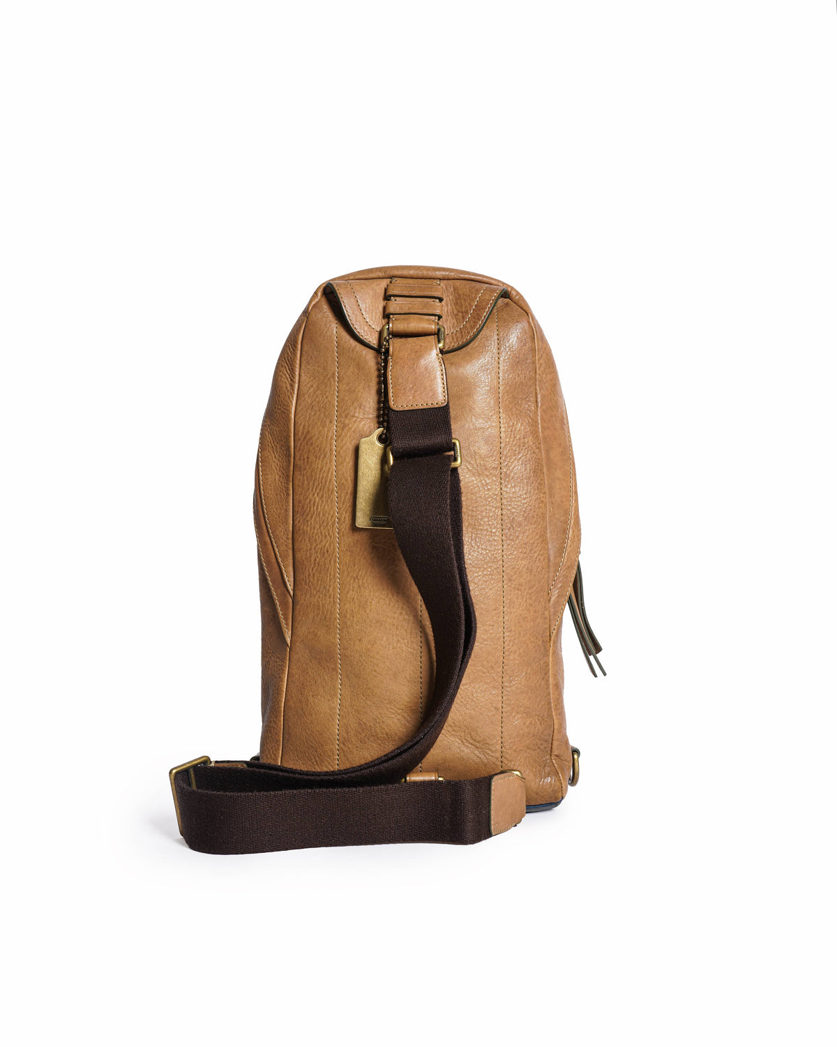 Coach Tri-Colour Leather and Suede Thompson Sling Backpack