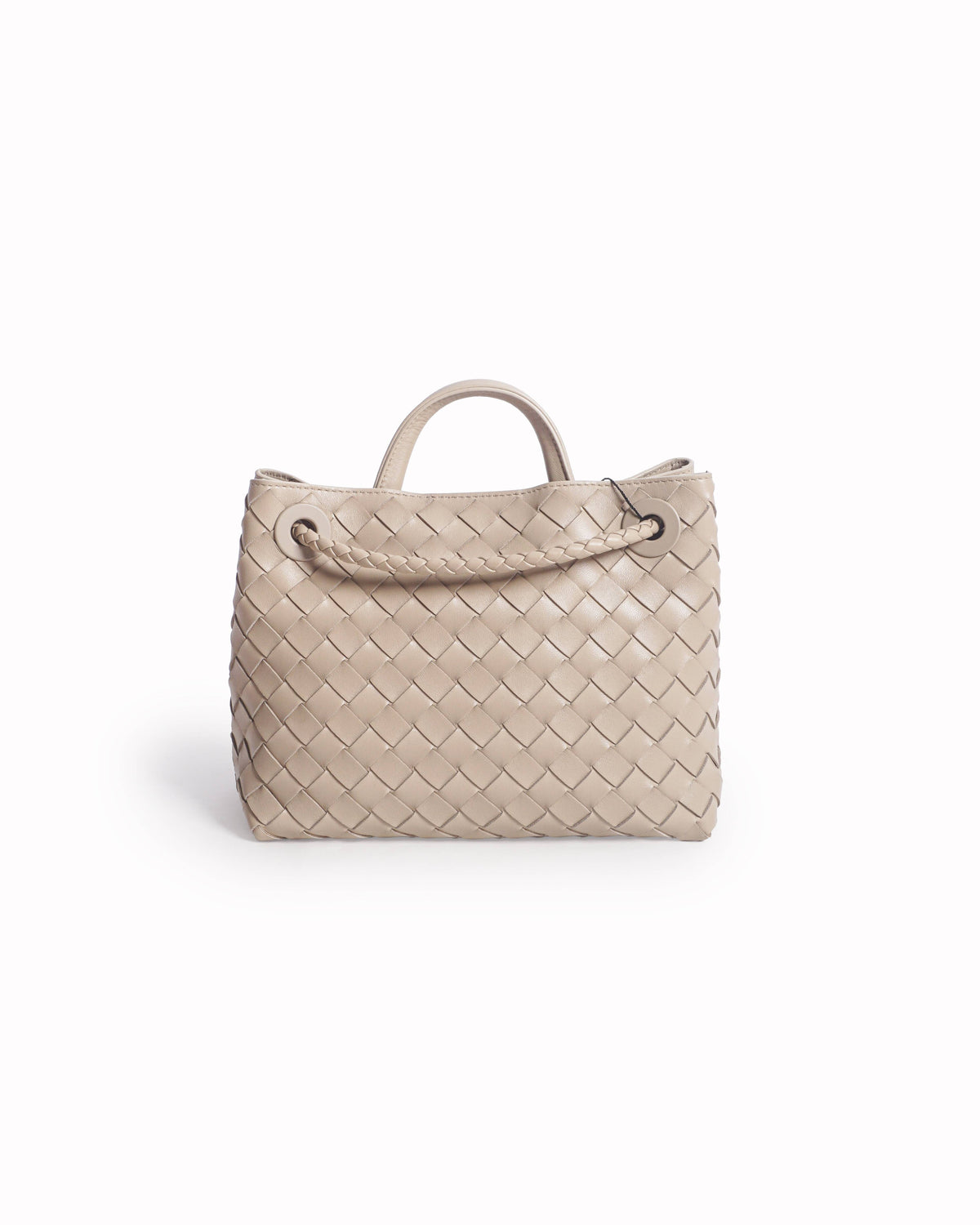 Bottega Veneta Andiamo Small Intrecciato Leather Tote Bag