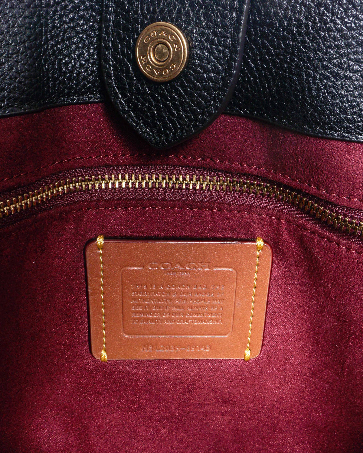 Coach Dark Brown Horse & Carriage Coated Canvas & Leather Tote