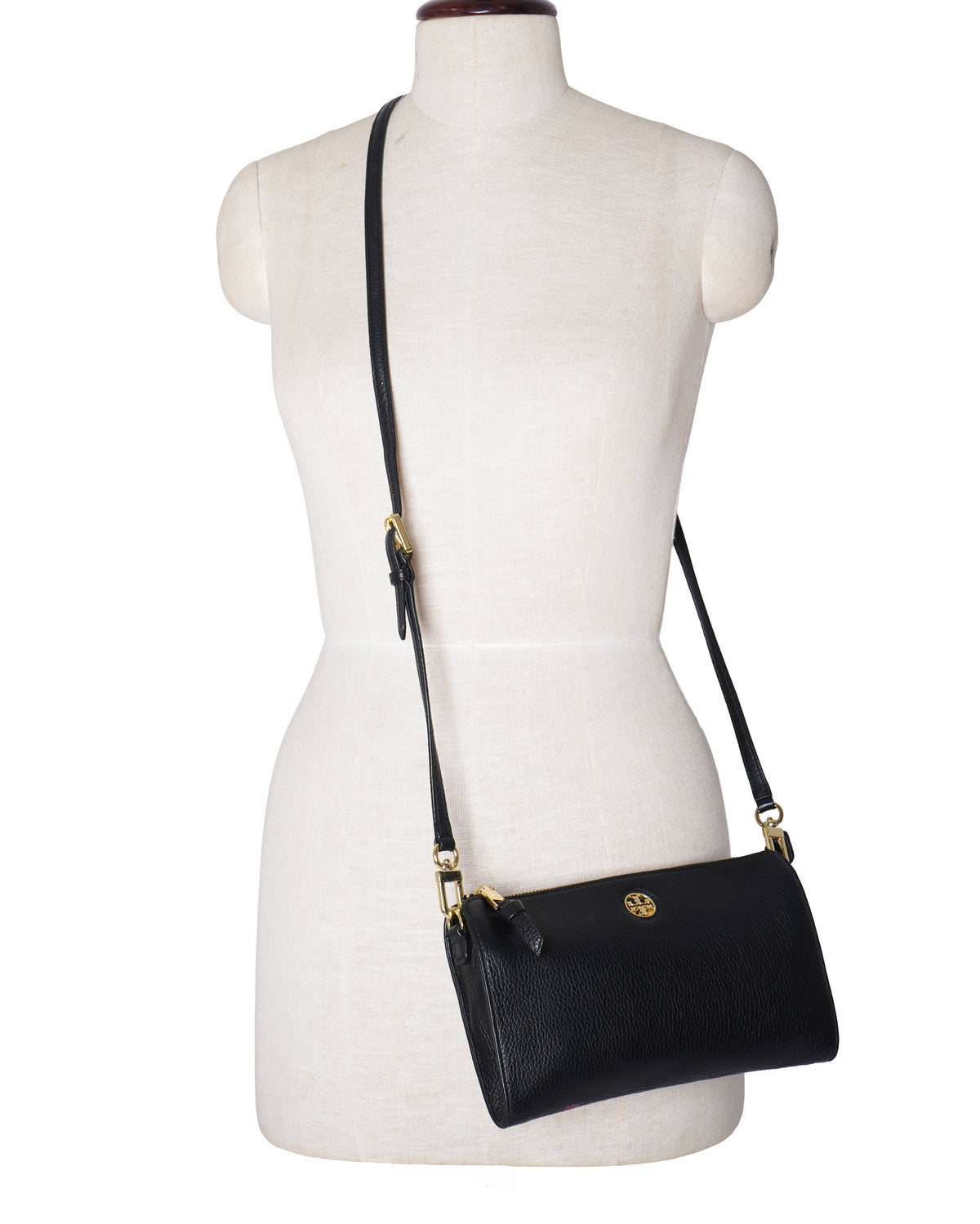 Tory Burch Pebbled Leather Crossbody Bag