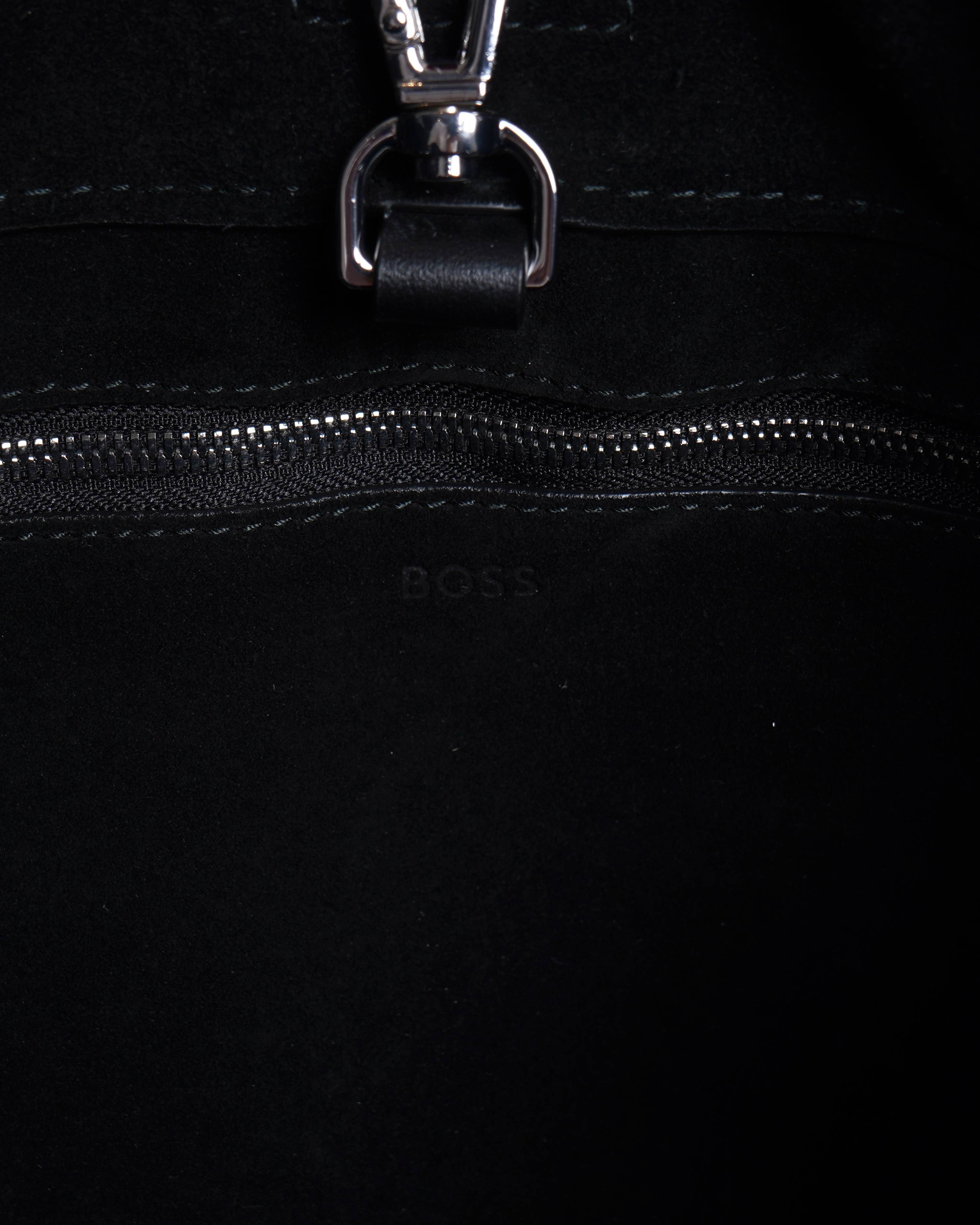 New Hugo boss black suede shoulder bag