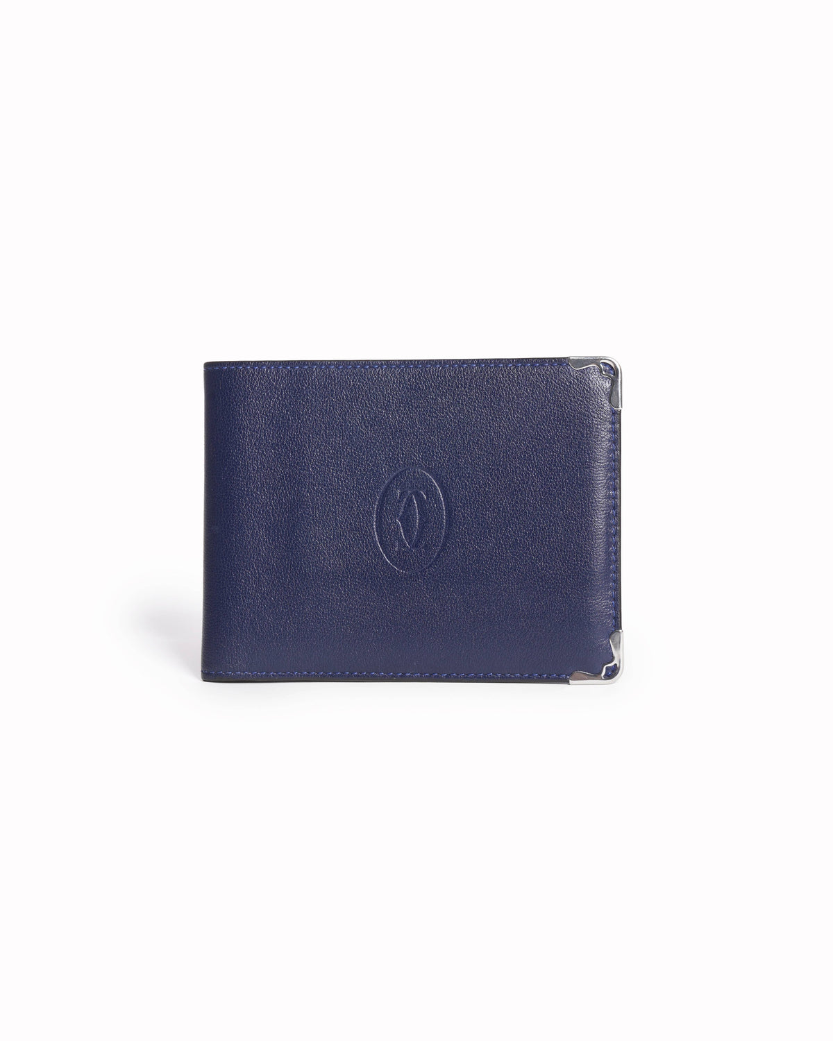 Cartier Men's Wallet In Navy Blue