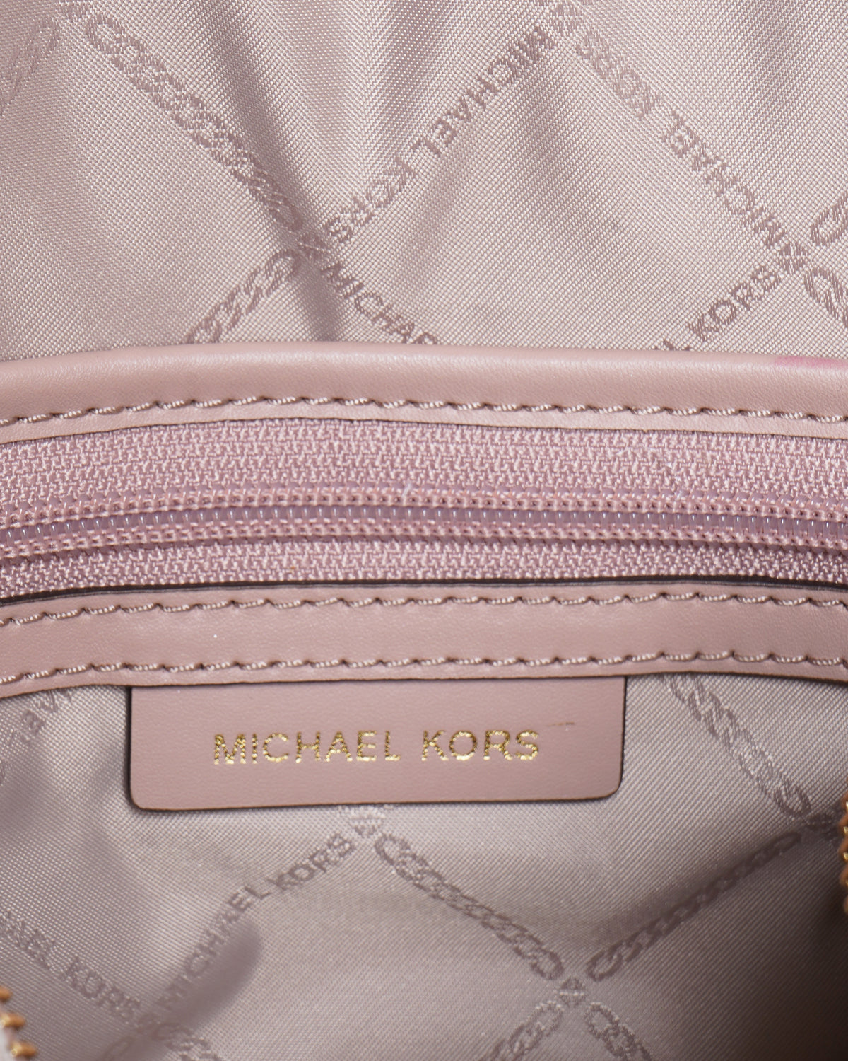 New Michael Kors Rhea Medium Color-Block Signature Logo Backpack