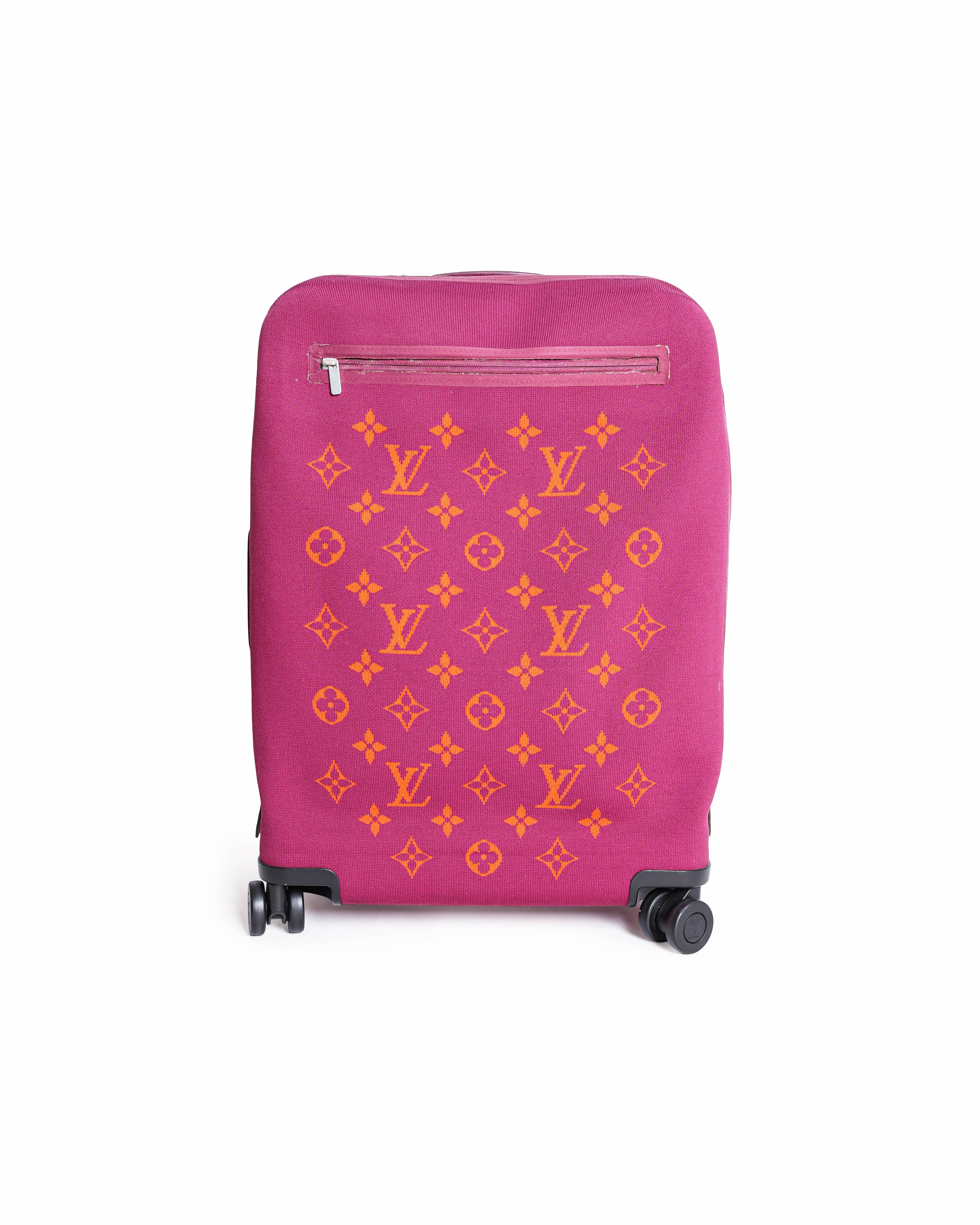 Louis Vuitton Jacquard Knit Monogram Horizon 55 Luggage