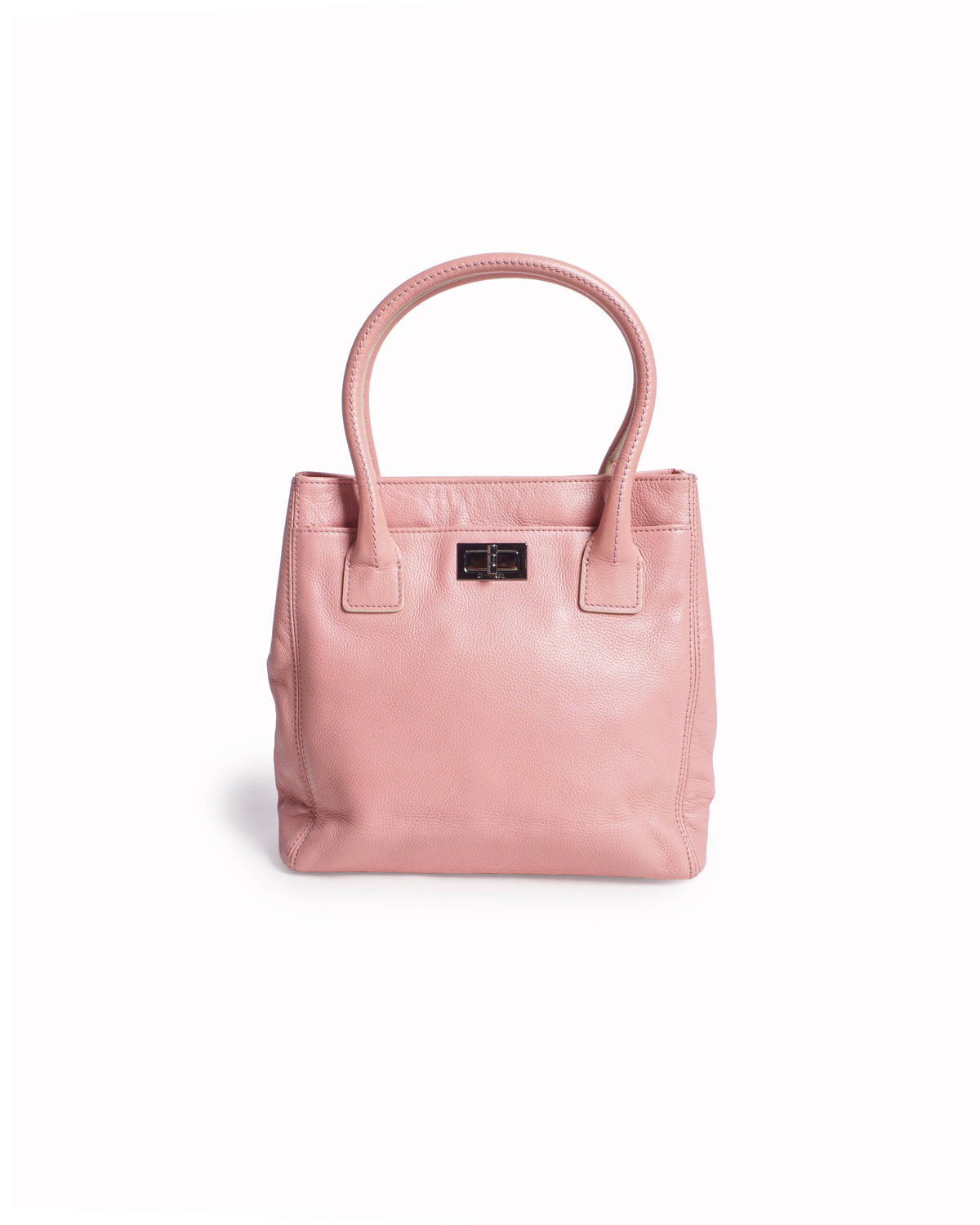 Chanel Pink Caviar Leather Executive Cerf Tote Bag