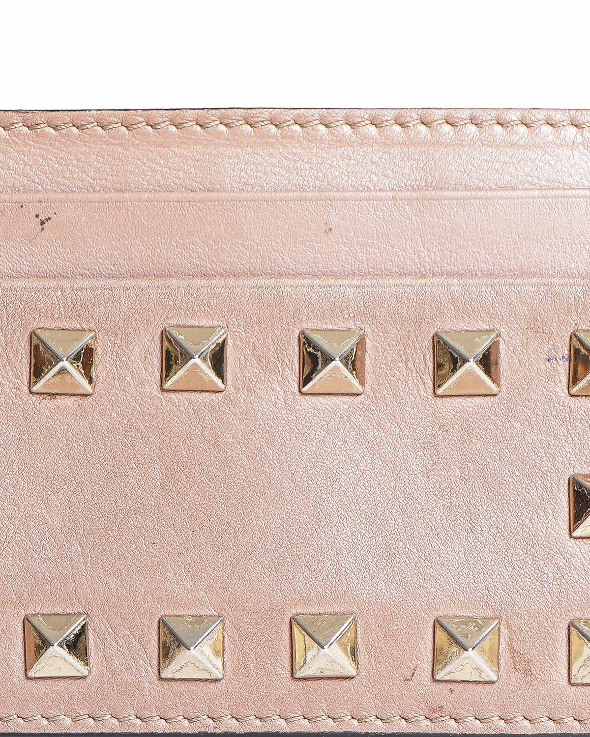 Valentino Garavani Leather Rockstud Cardholder
