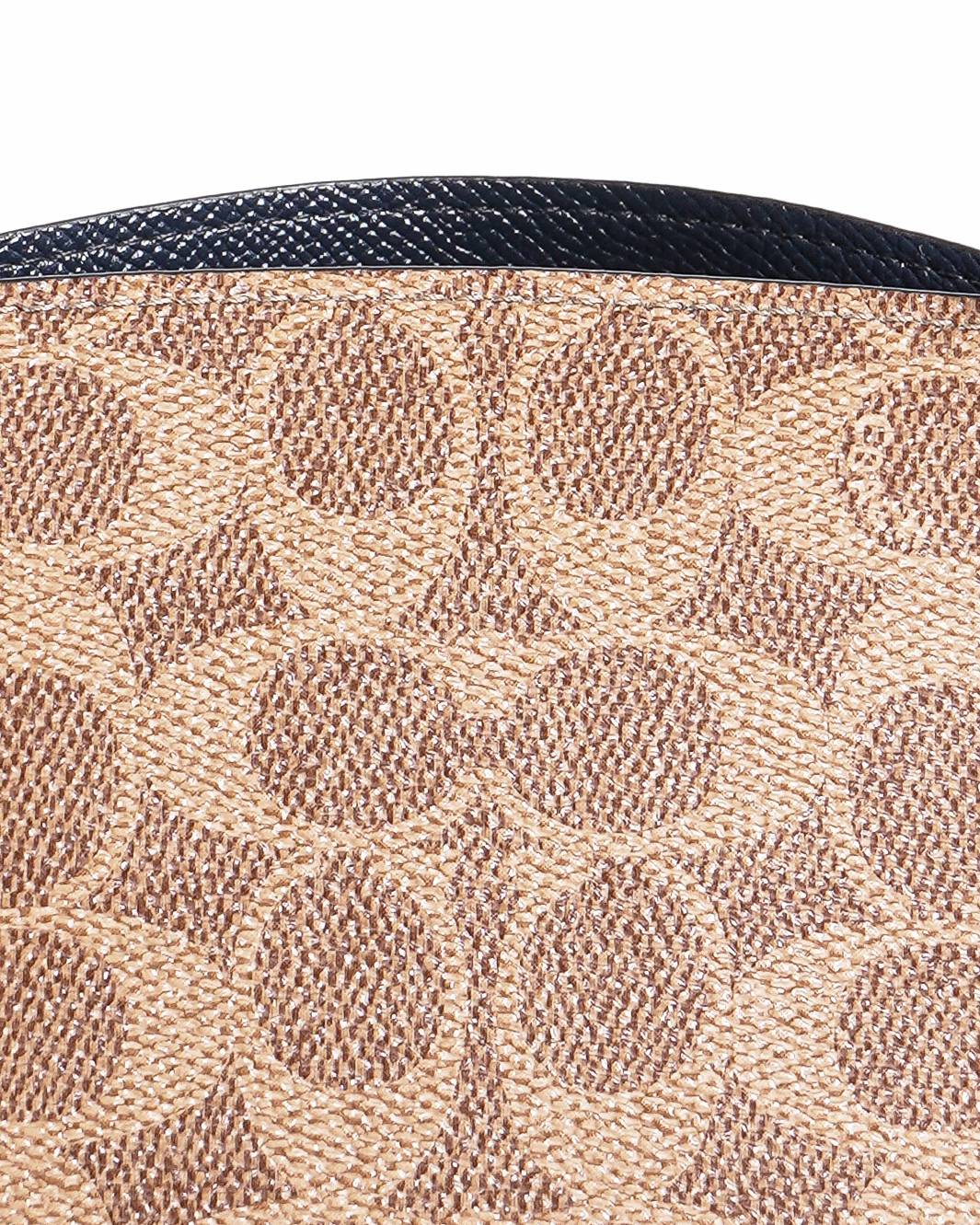 Coach Charlie Carryall Signature Canvas & Leather Tote