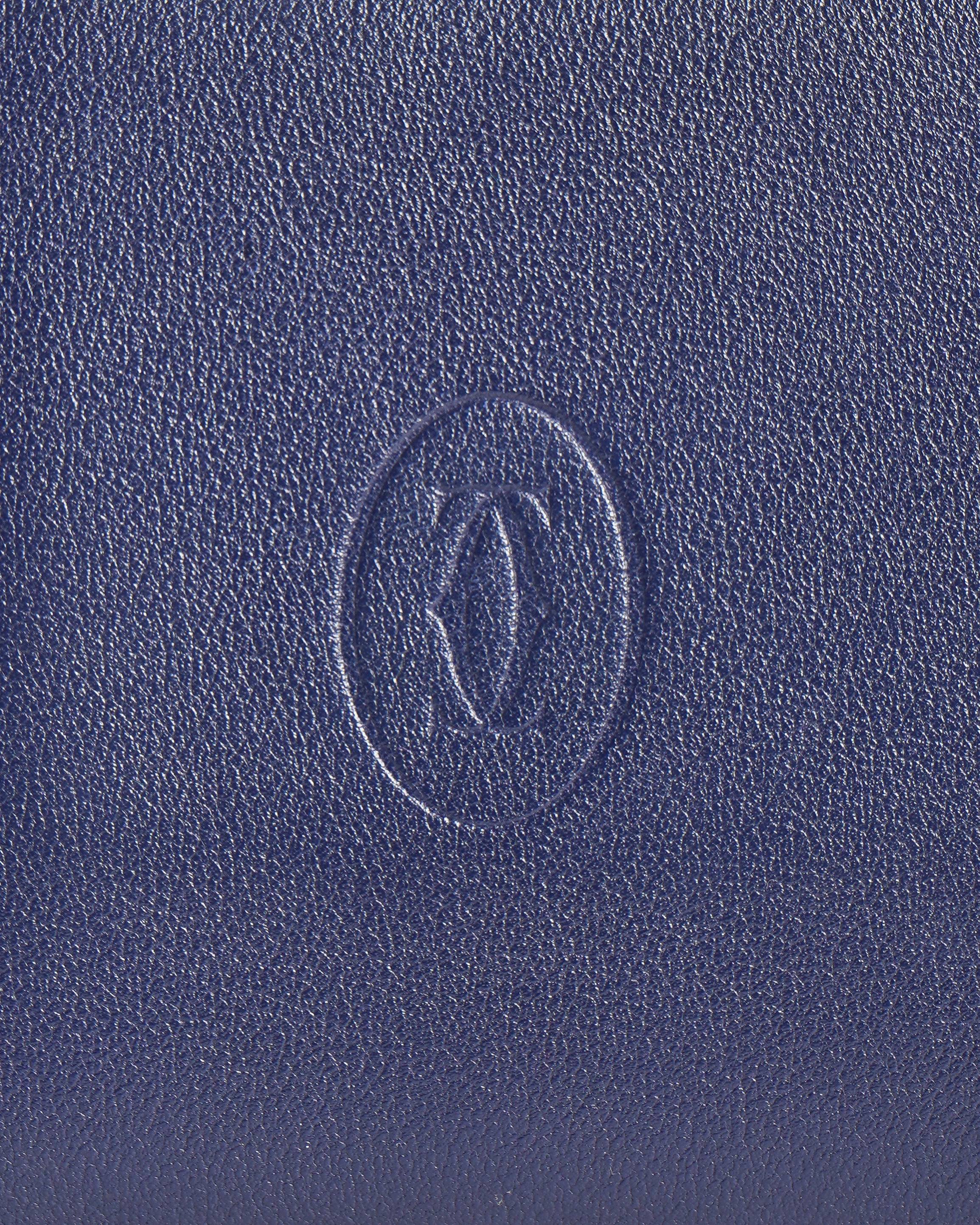 Cartier Men's Wallet In Navy Blue