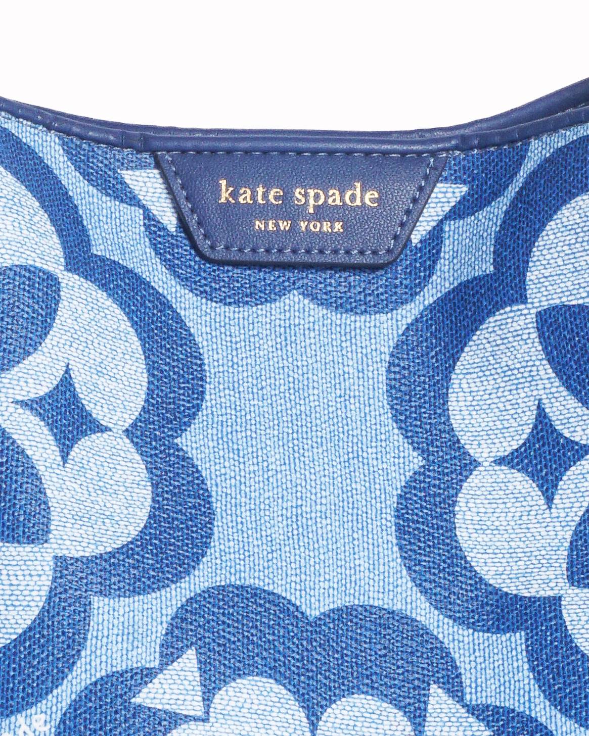 Kate Spade Oversized Spade Flower Monogram Coated Canvas Tote Bag