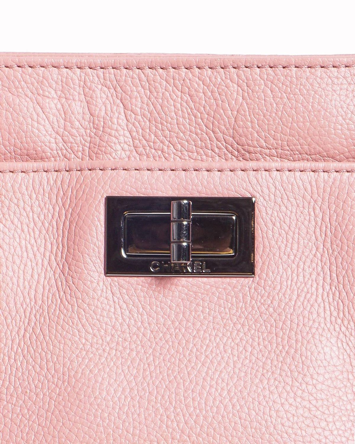 Chanel Pink Caviar Leather Executive Cerf Tote Bag