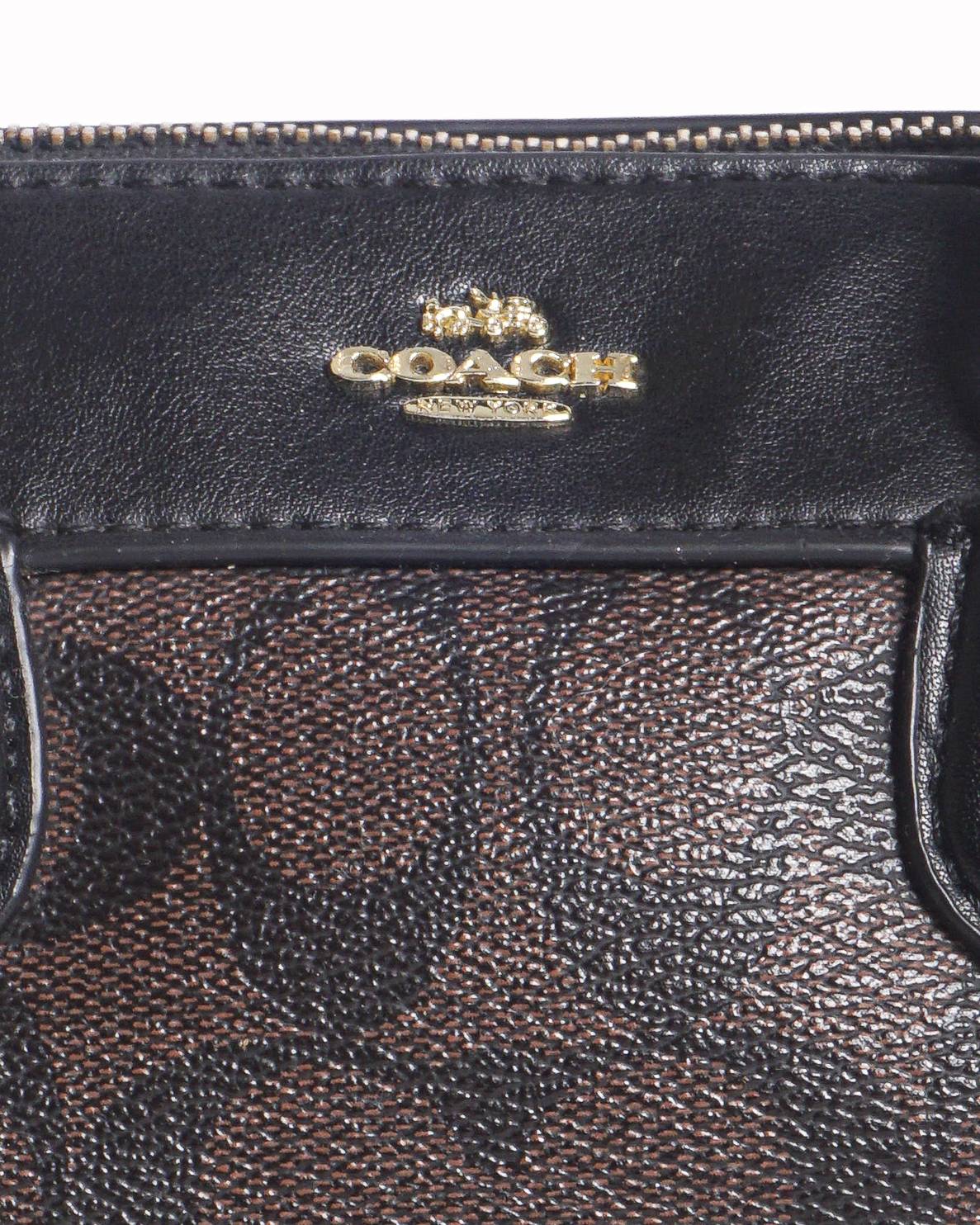 Coach Mini Bennett Satchel In Signature Canvas