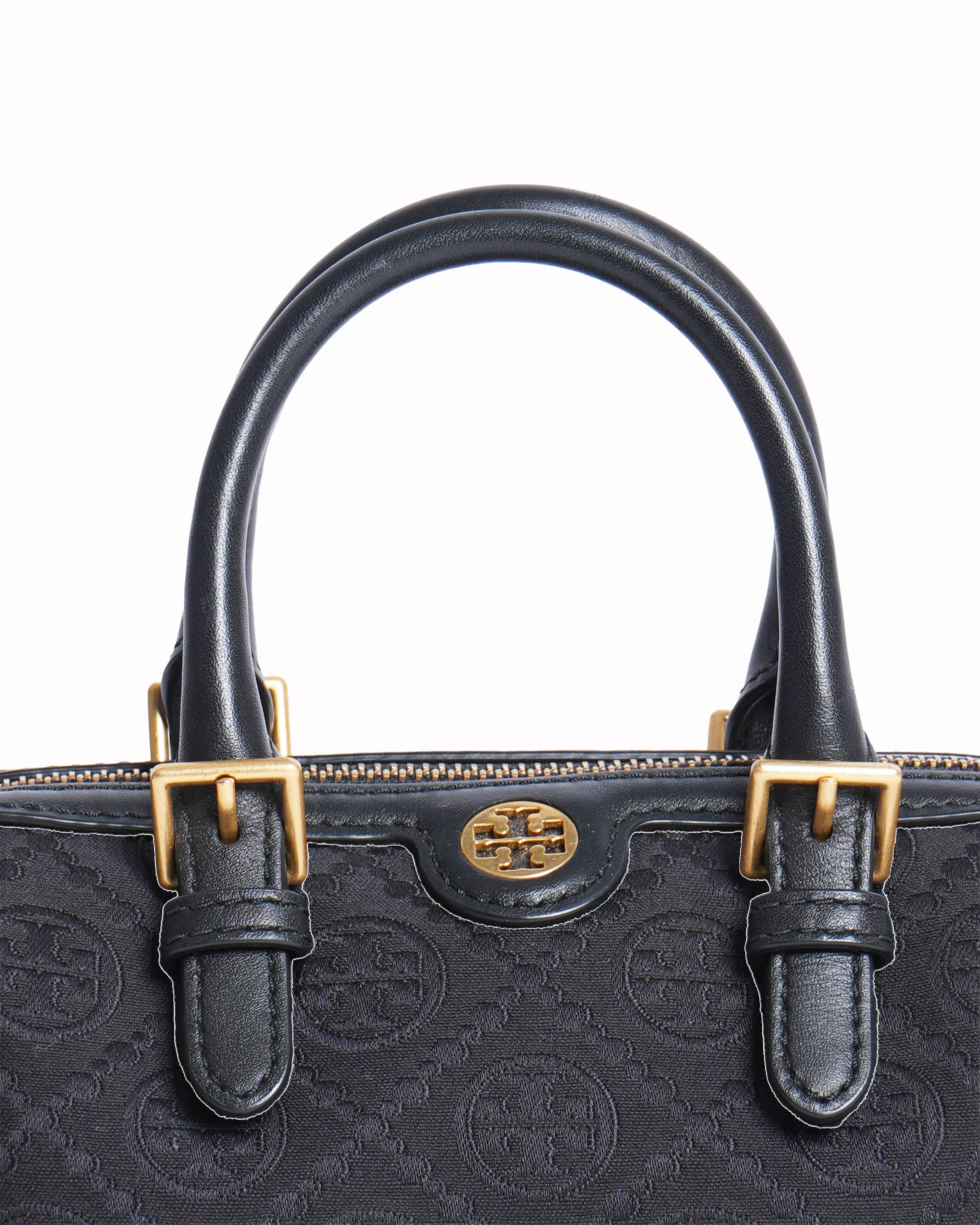 Tory Burch 
Mini T Monogram Barrel Bag
