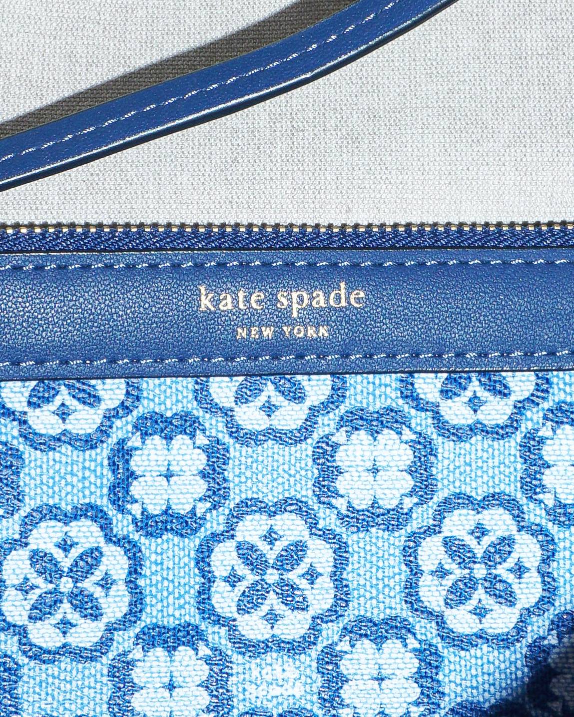 Kate Spade Oversized Spade Flower Monogram Coated Canvas Tote Bag