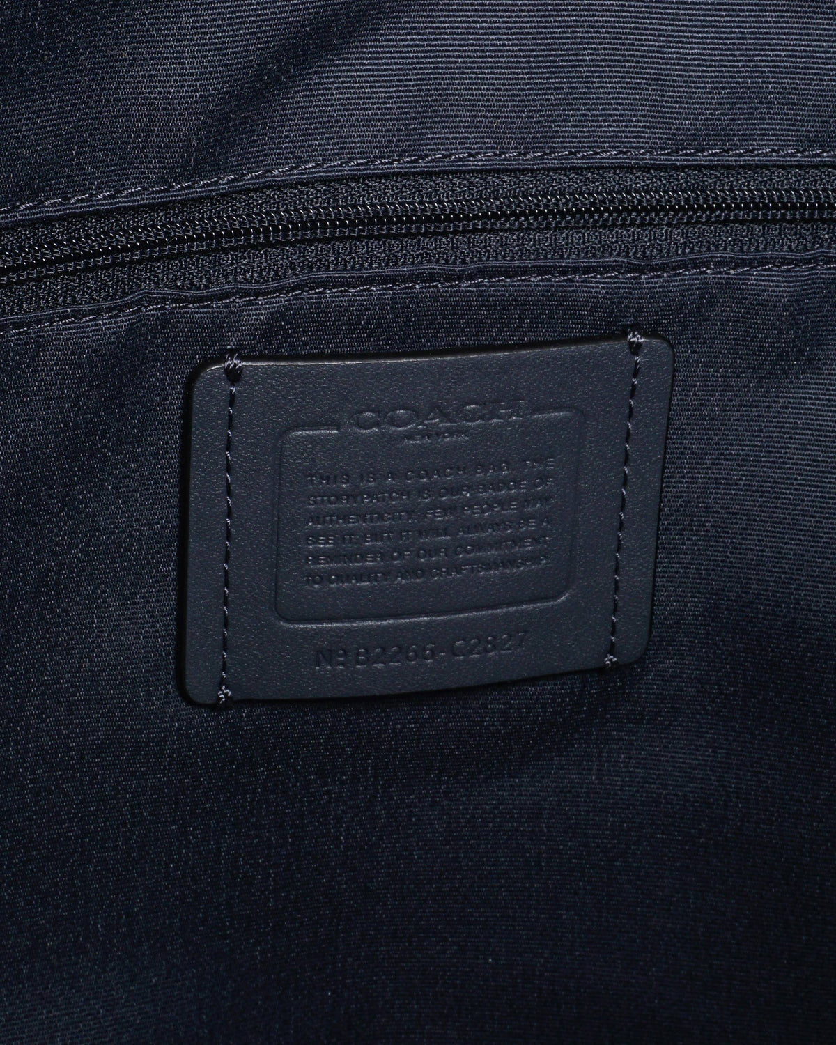 Coach Dempsey 40 Tote In Signature Denim Canvas