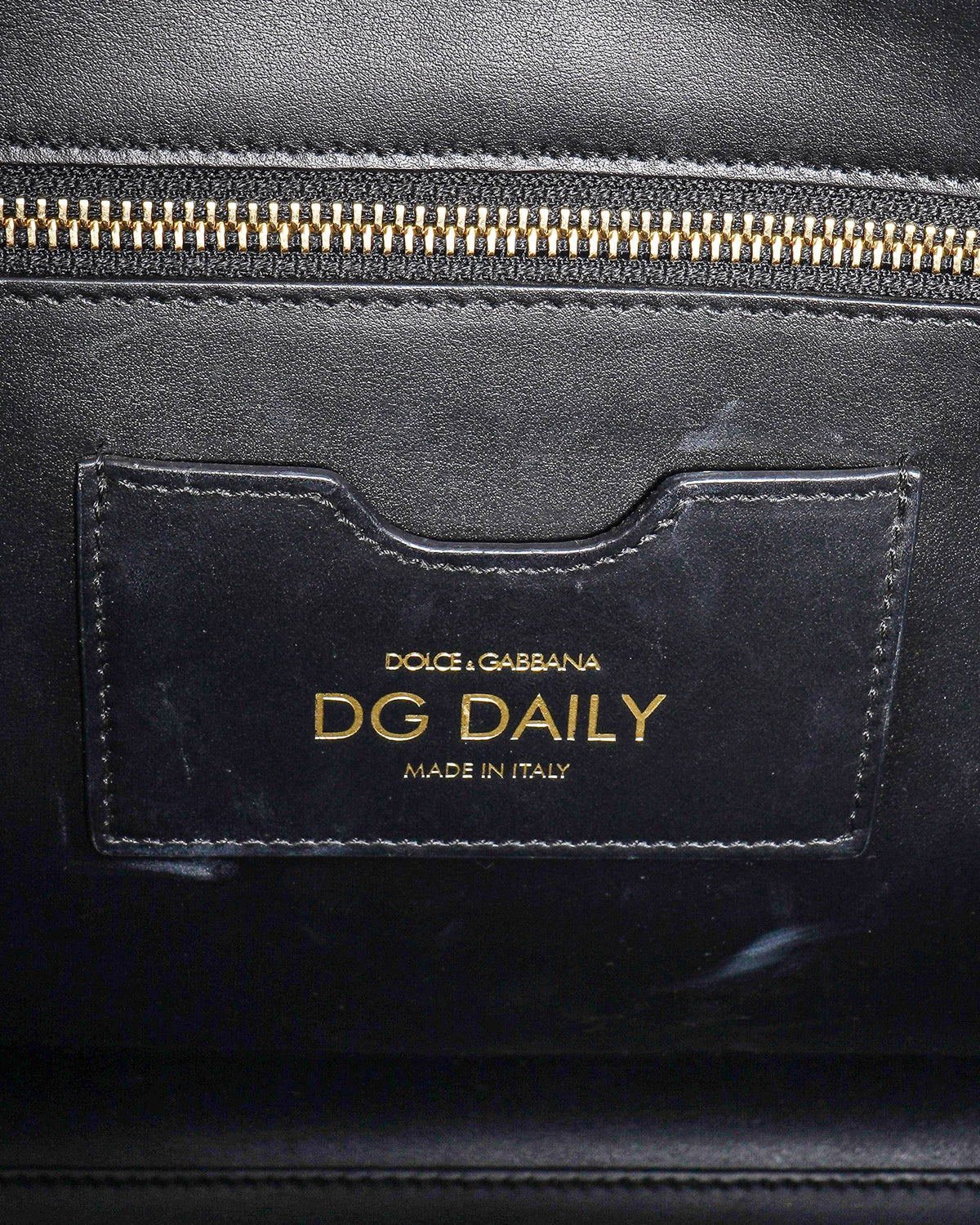 New Dolce & Gabbana Beatrice Leather Tote Bag