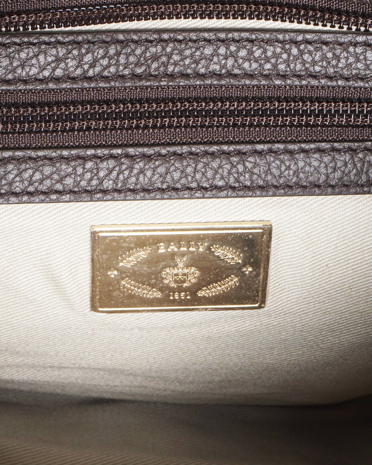 Bally Canvas Color-Block Tote Bag