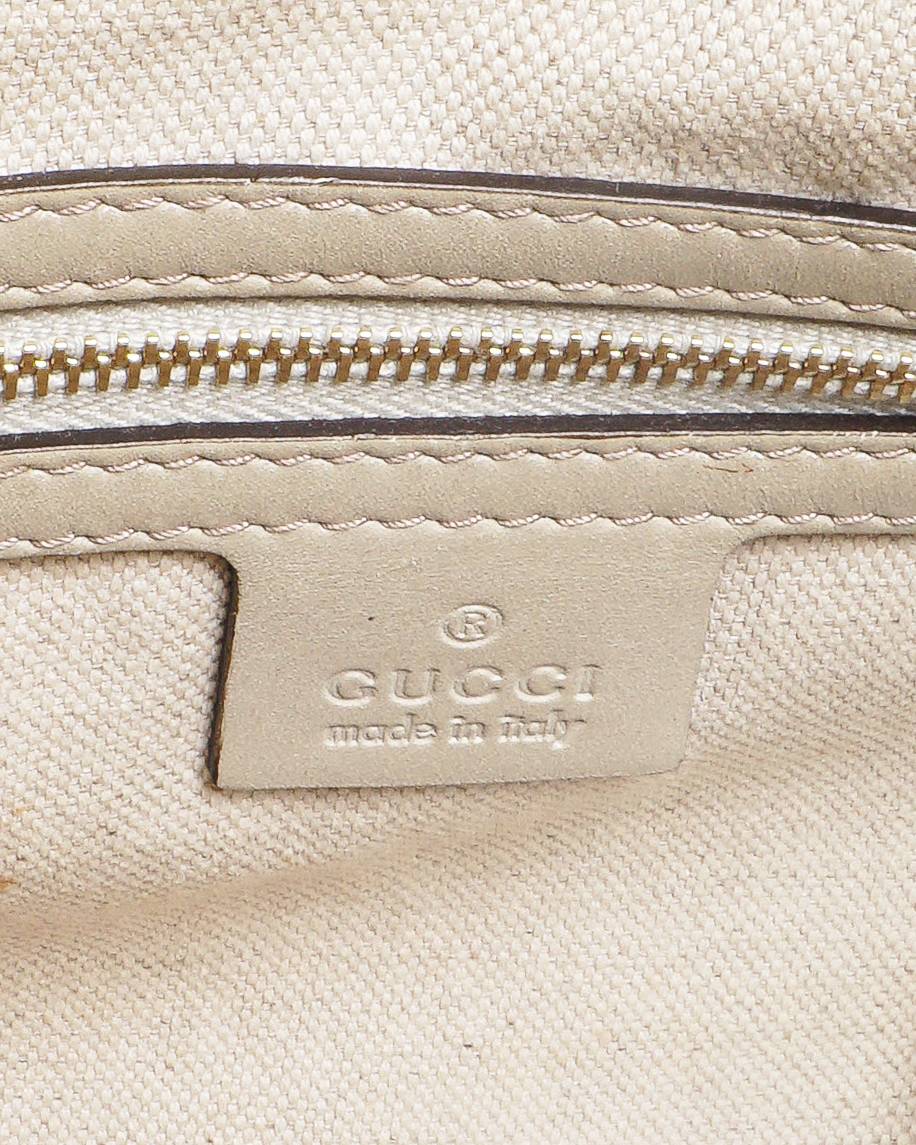 Gucci GG Canvas Mayfair Web Bow Tote Bag