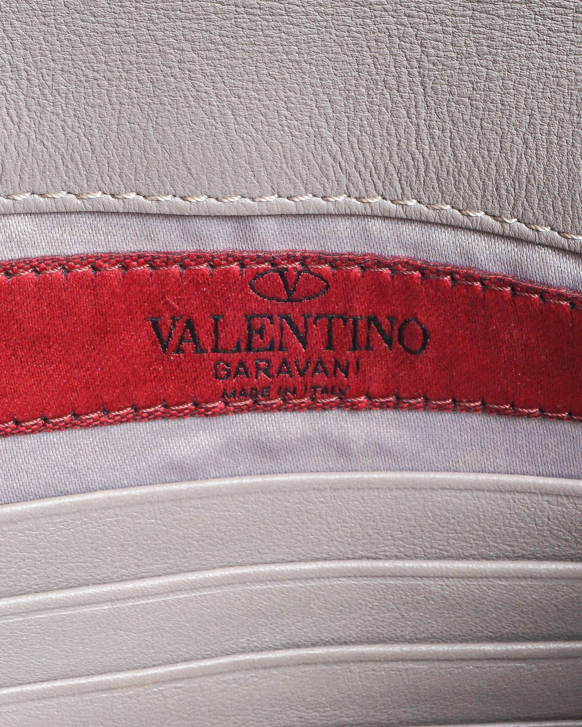 Valentino Garavani Rockstud Poudre Leather Envelope Clutch