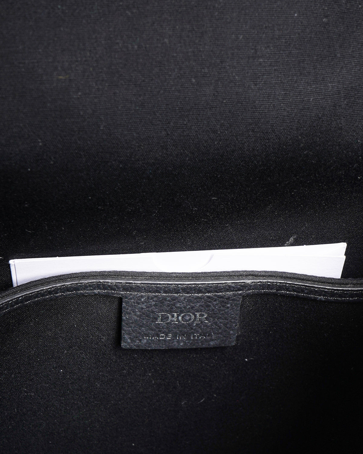 Christian Dior Saddle Backpack With Flap