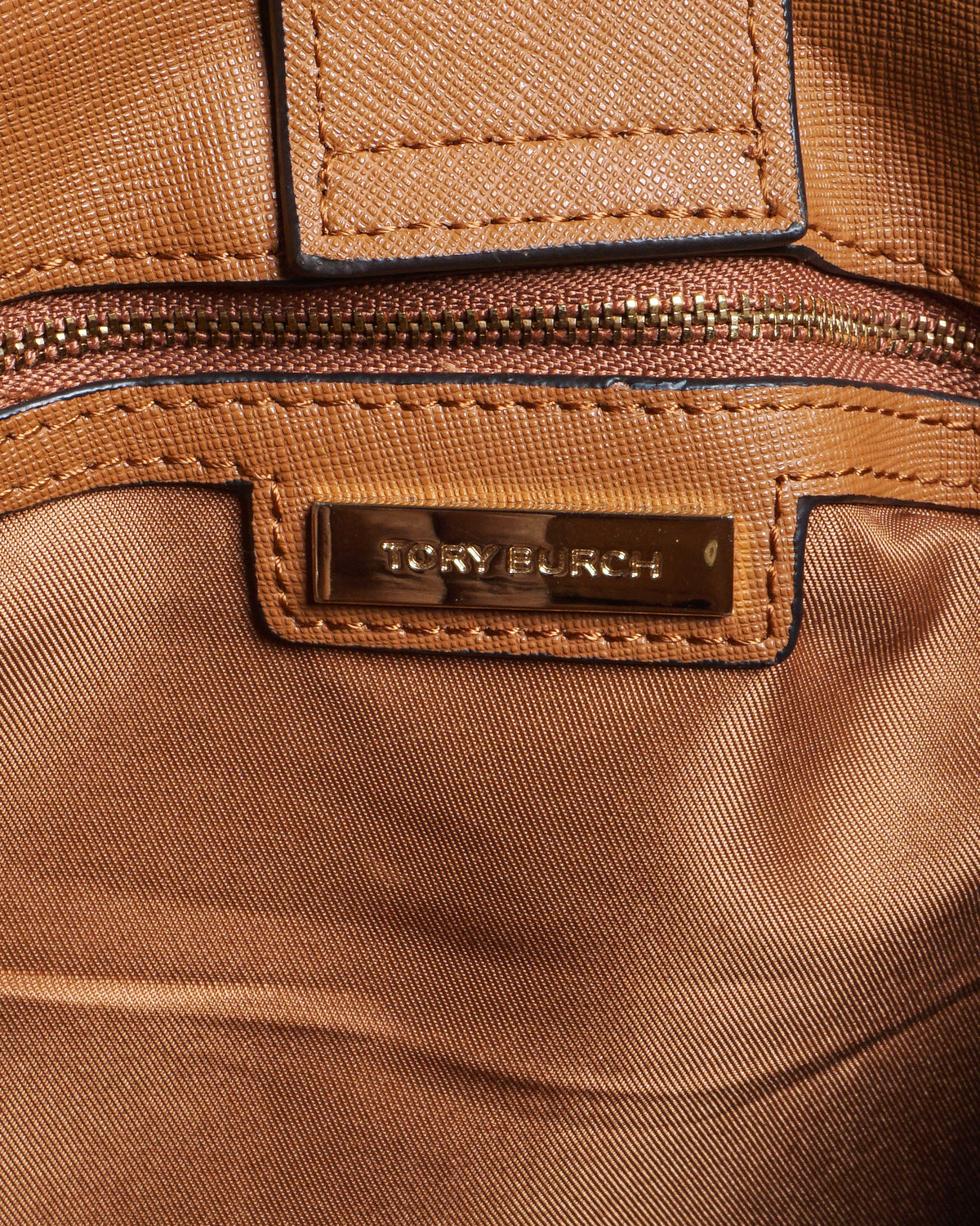 Tory Burch Small Perry Tan Leather Tote Bag