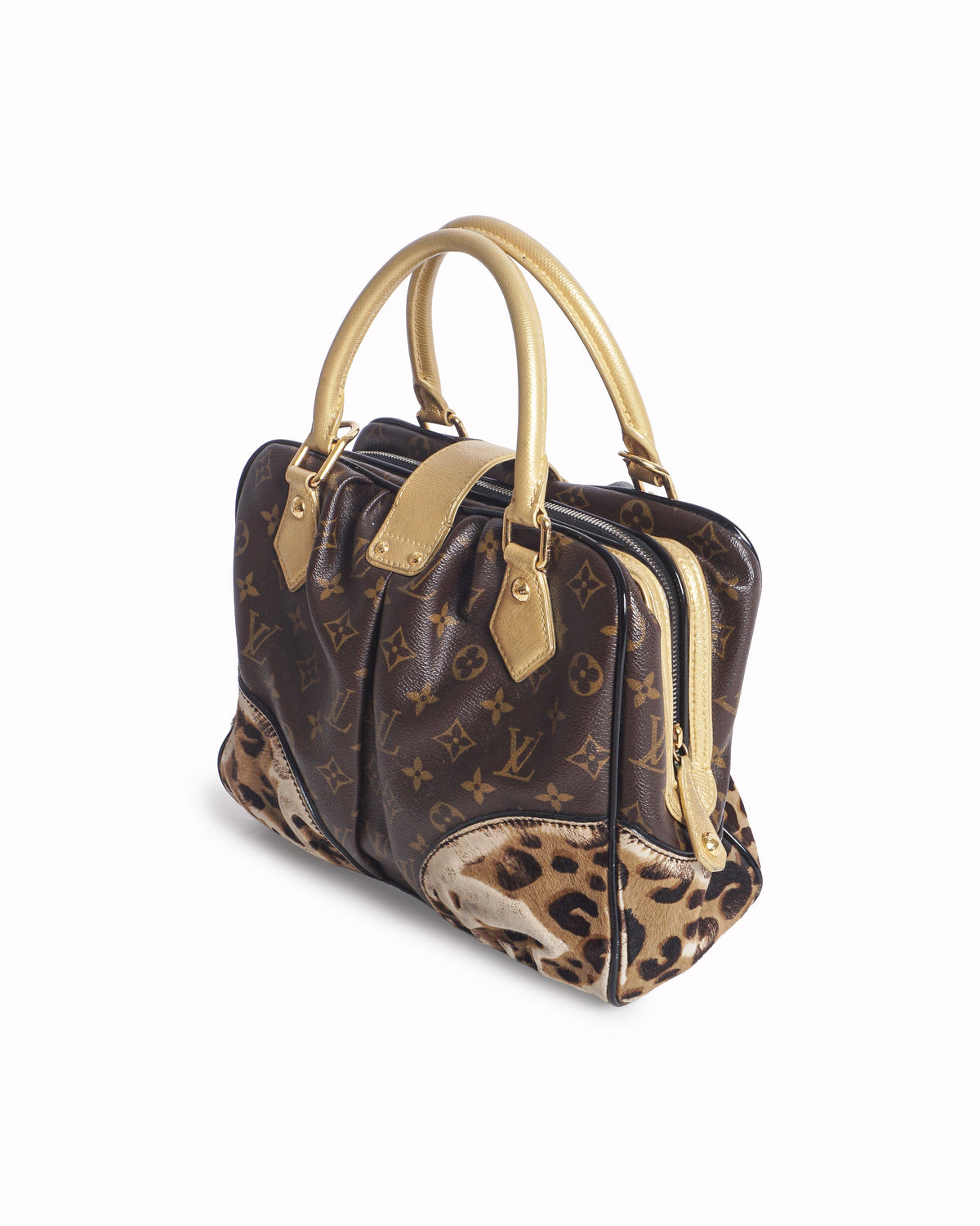 Louis Vuitton Monogram Leopard Steamer PM Bag