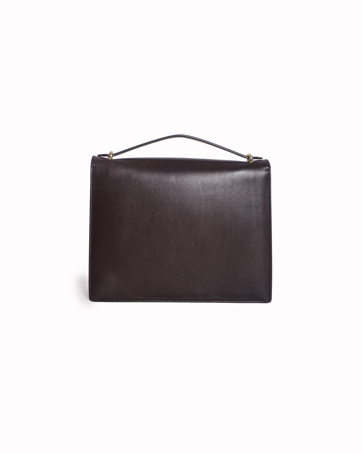 Salvatore Ferragamo Tri-Color Leather Marisol Gancini Flap Bag
