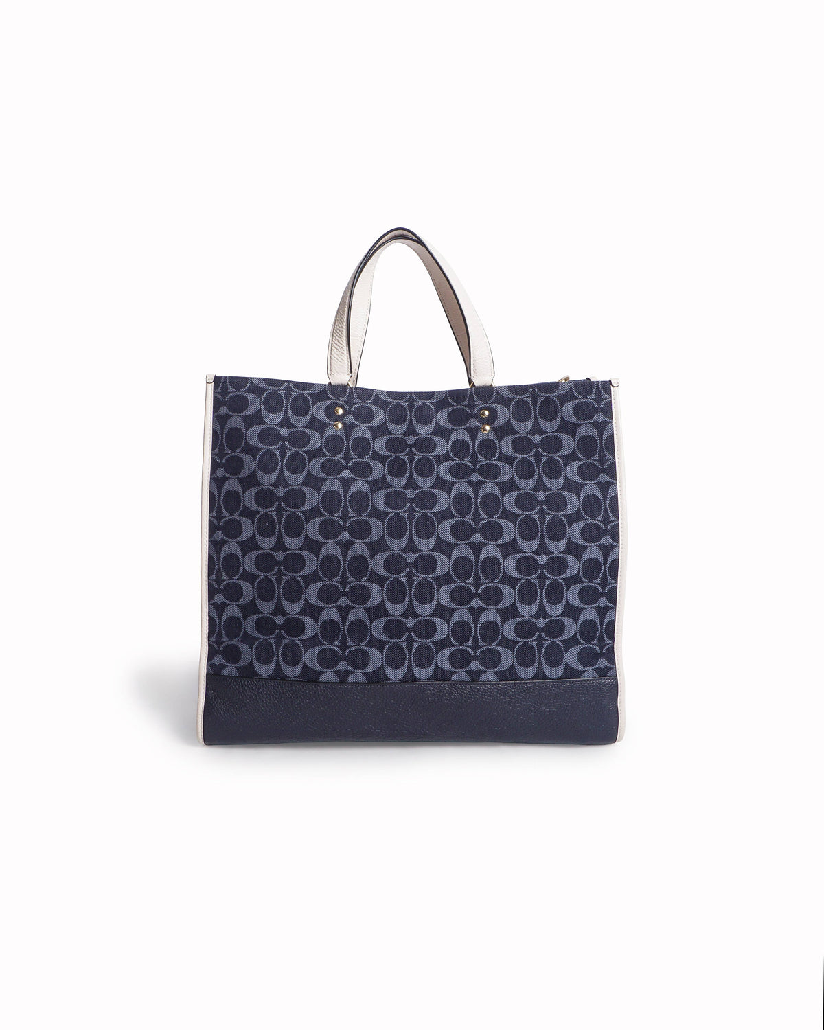 Coach Dempsey 40 Tote In Signature Denim Canvas