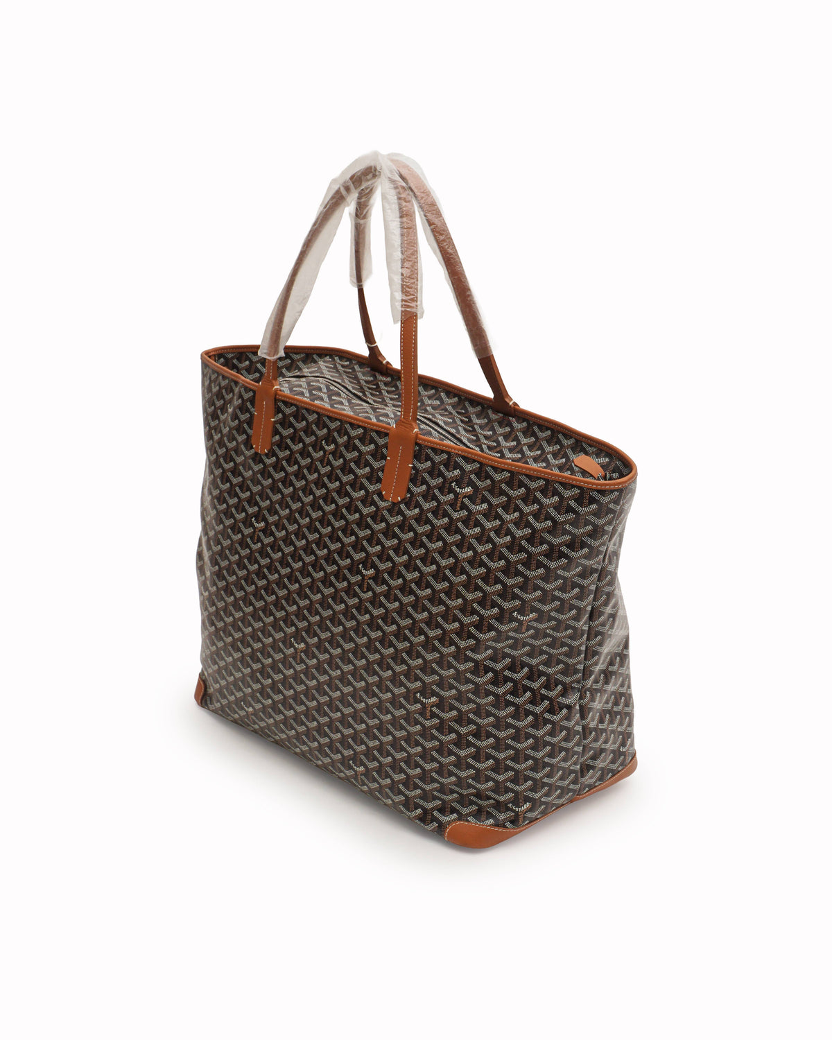 Goyard Artois GM Black Goyardine Canvas Tote Bag