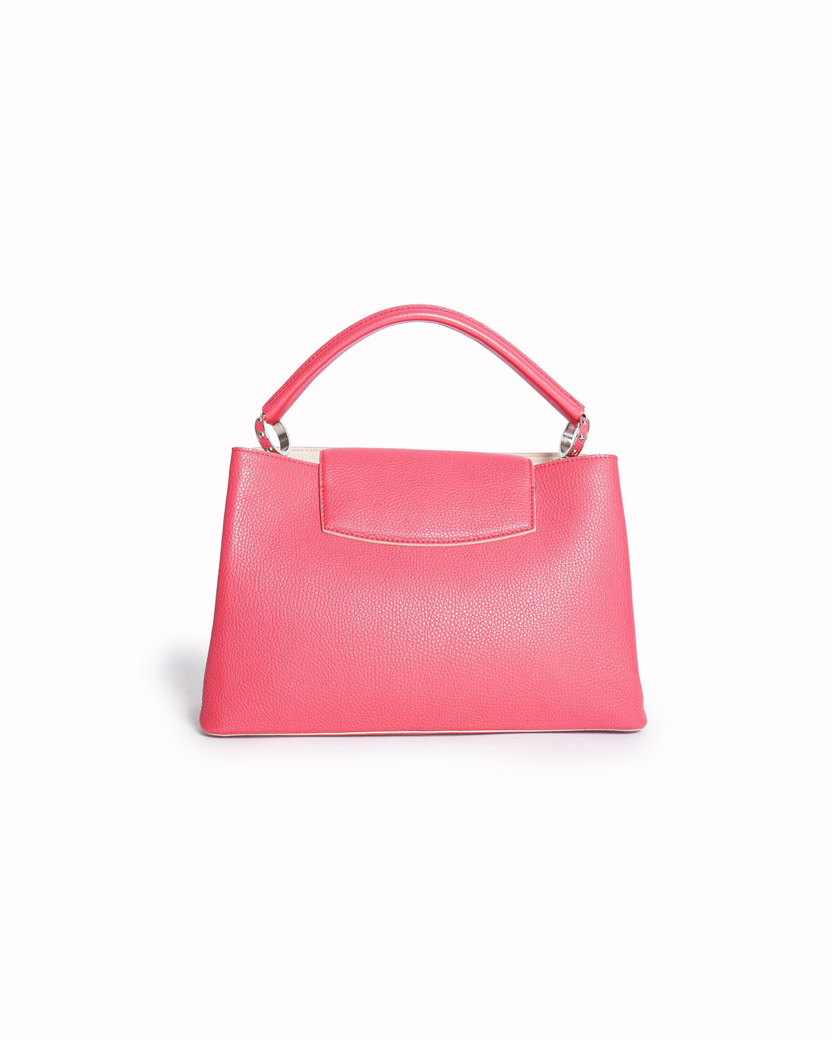Louis Vuitton Litchi Taurillon Leather Capucines MM Bag
