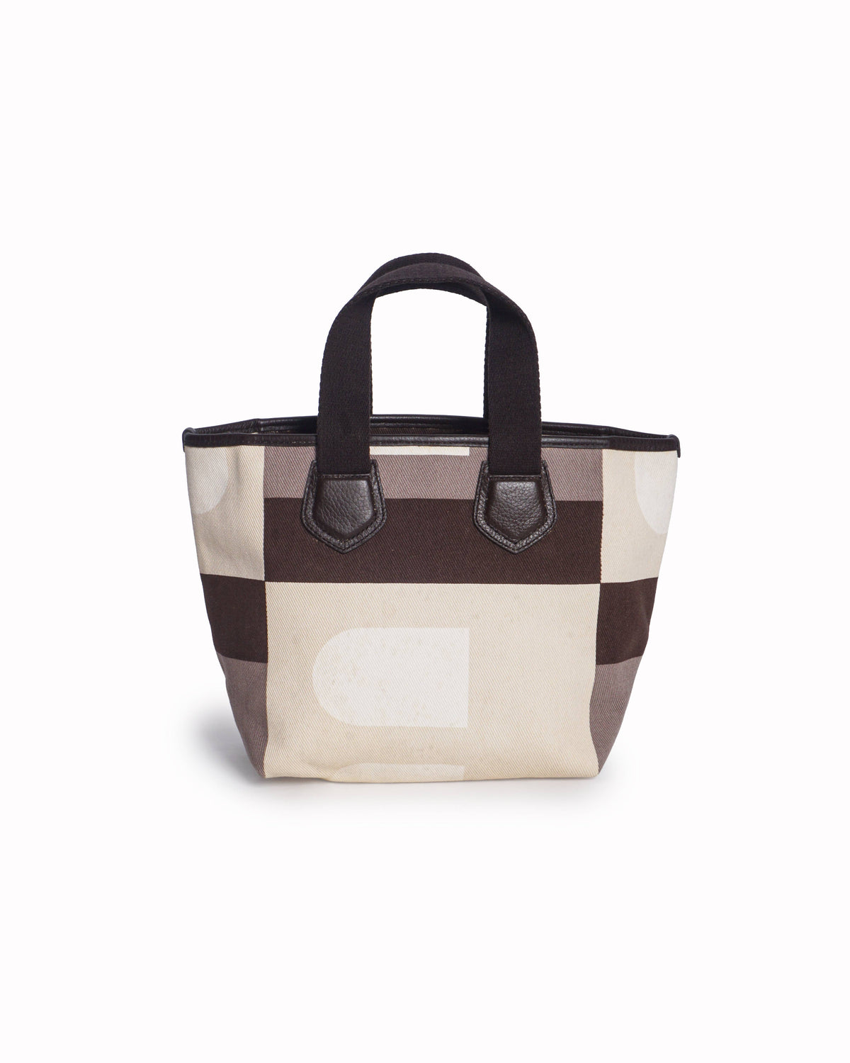 Bally Canvas Color-Block Tote Bag