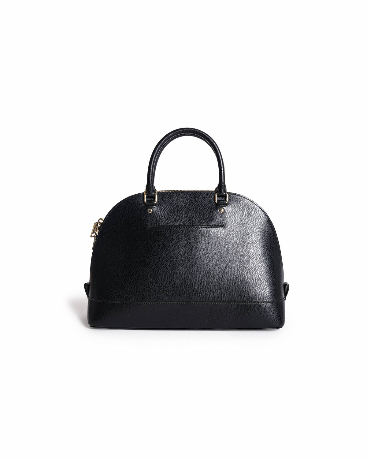 Coach Black Crossgrain Leather Sierra Satchel Bag