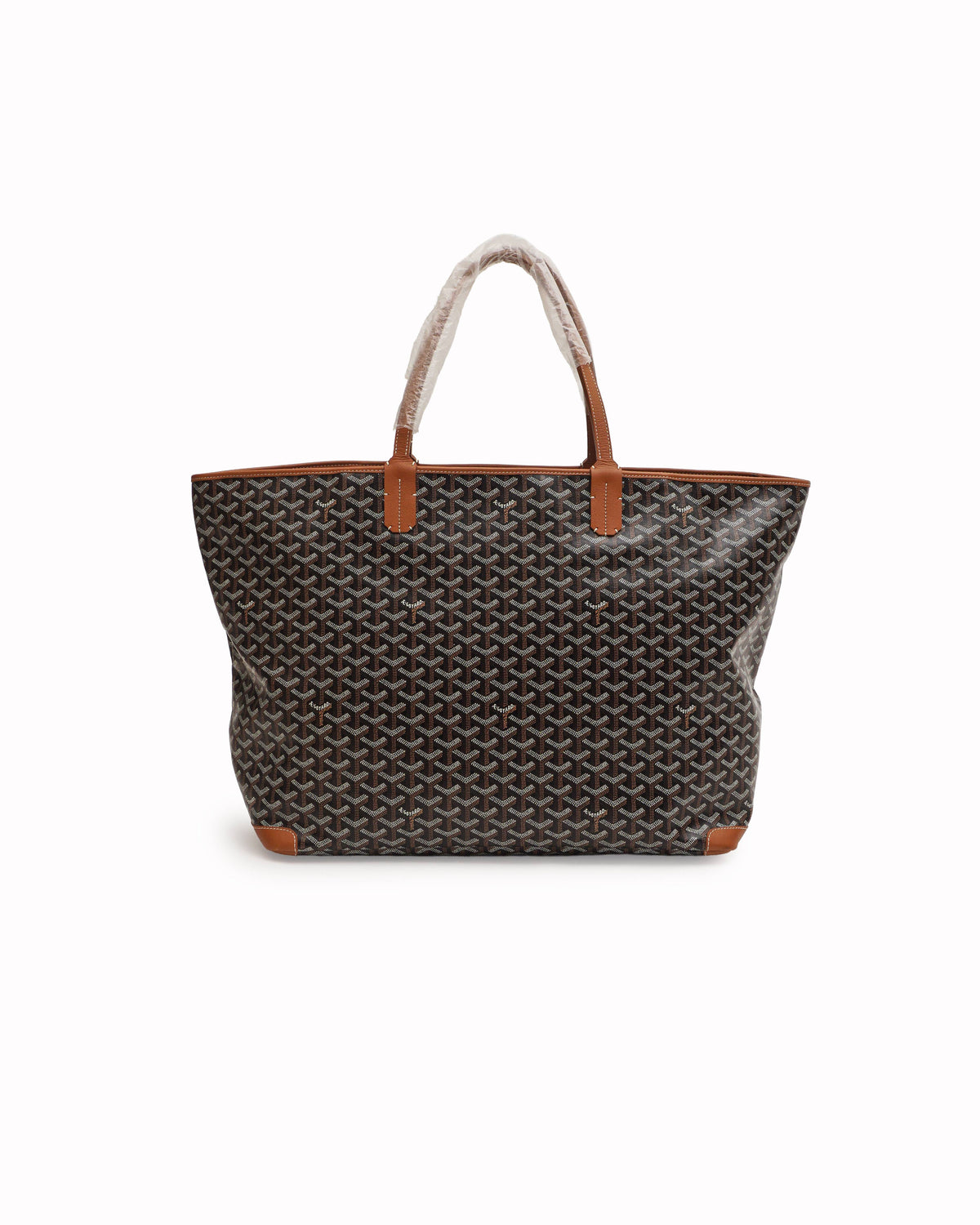 Goyard Artois GM Black Goyardine Canvas Tote Bag