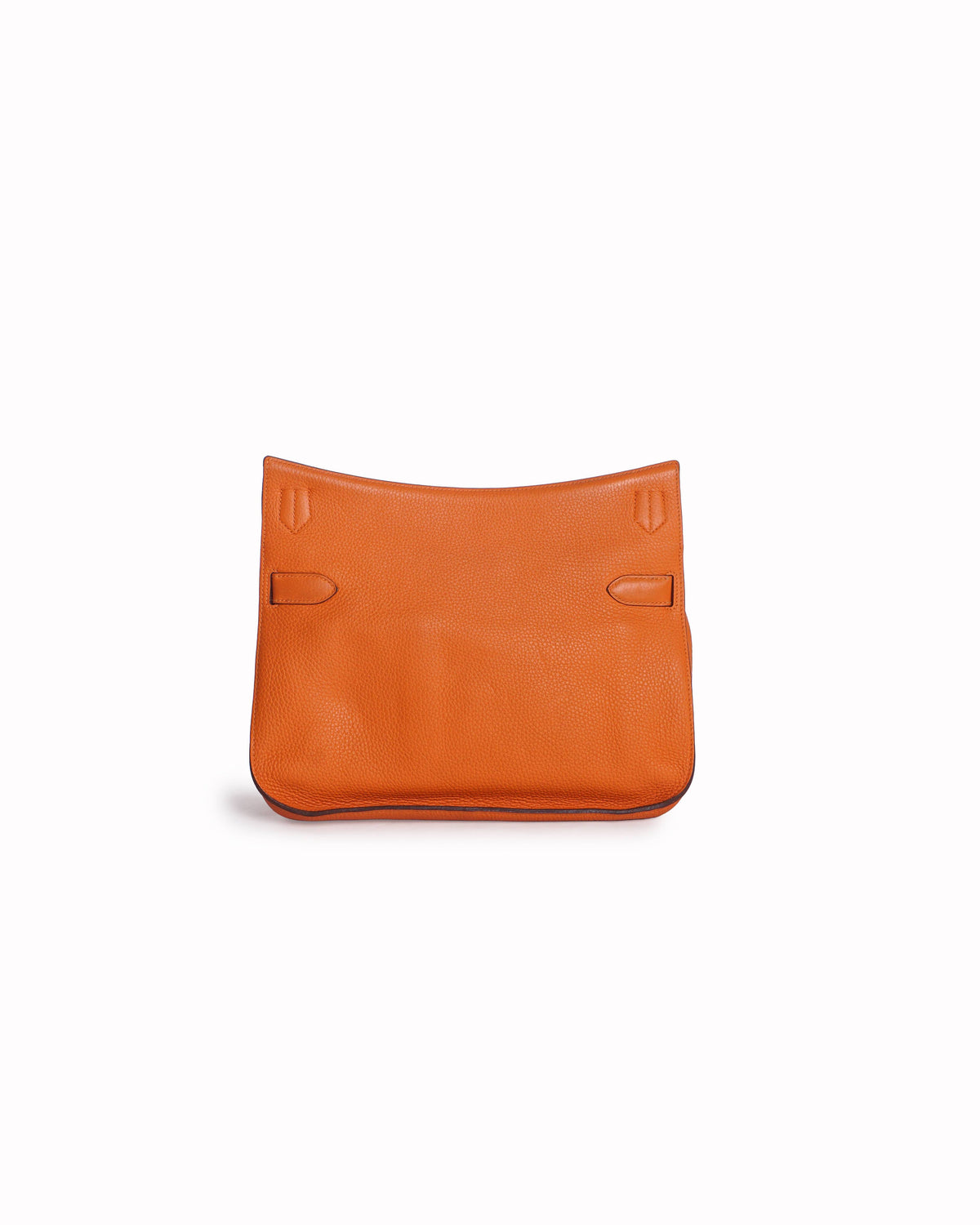 Hermès Orange Togo Leather Jypsiere 28 Bag