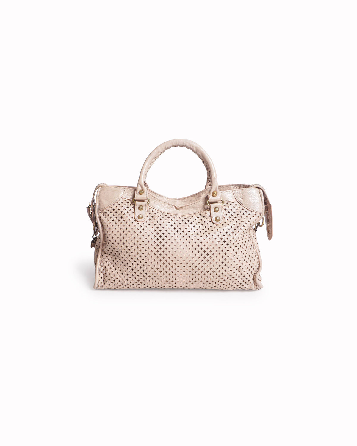 Balenciaga Perforated Leather Medium Classic City Bag