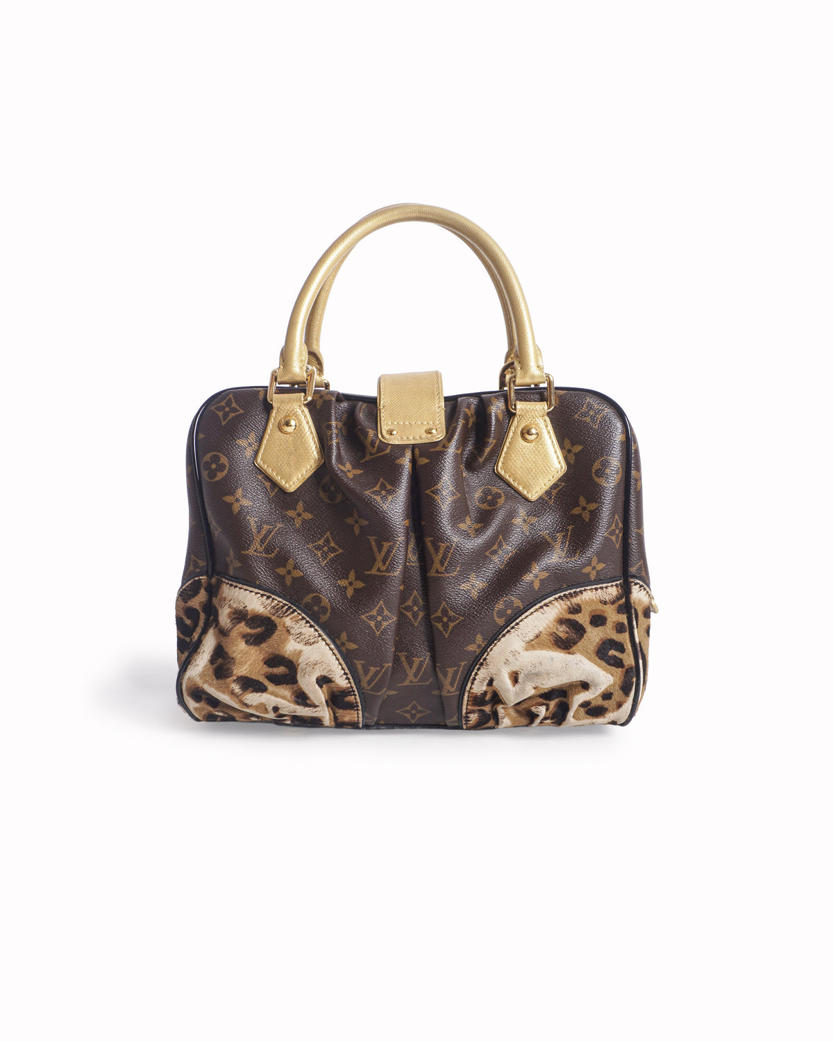 Louis Vuitton Monogram Leopard Steamer PM Bag