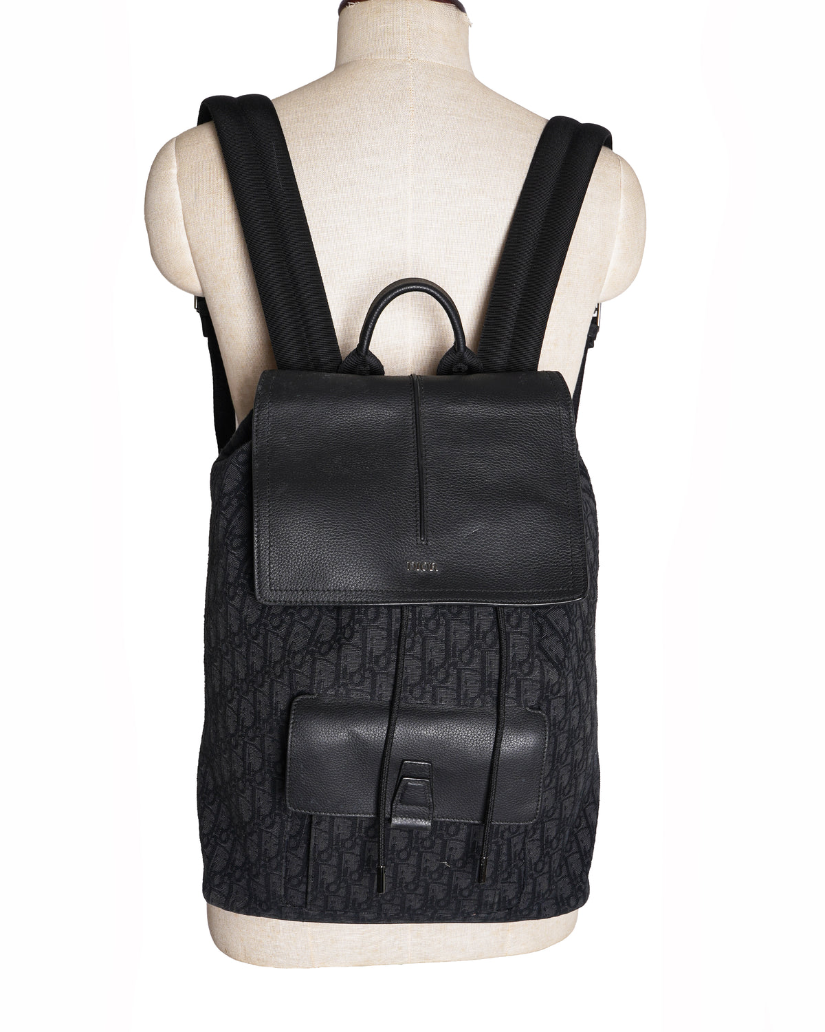 Christian Dior Saddle Backpack With Flap