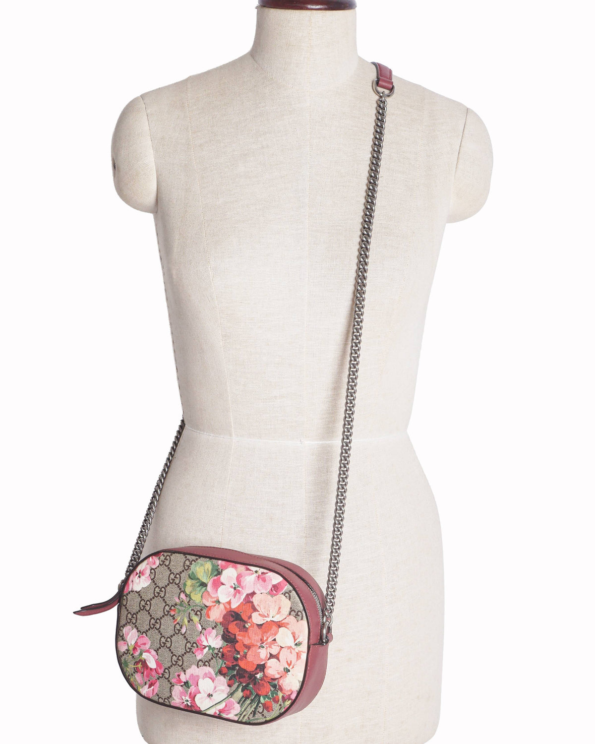Gucci GG Supreme Floral Blooms Shoulder Bag