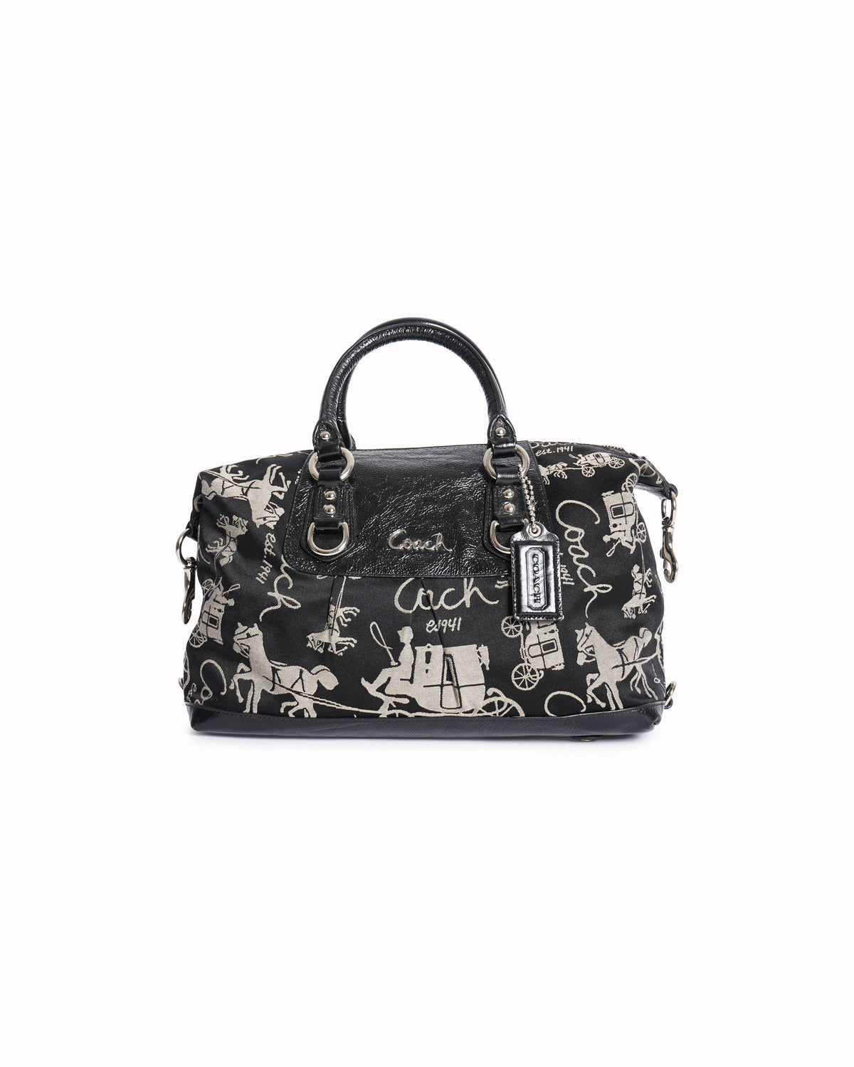 Coach Ashley Horse and Carriage Satchel handbag